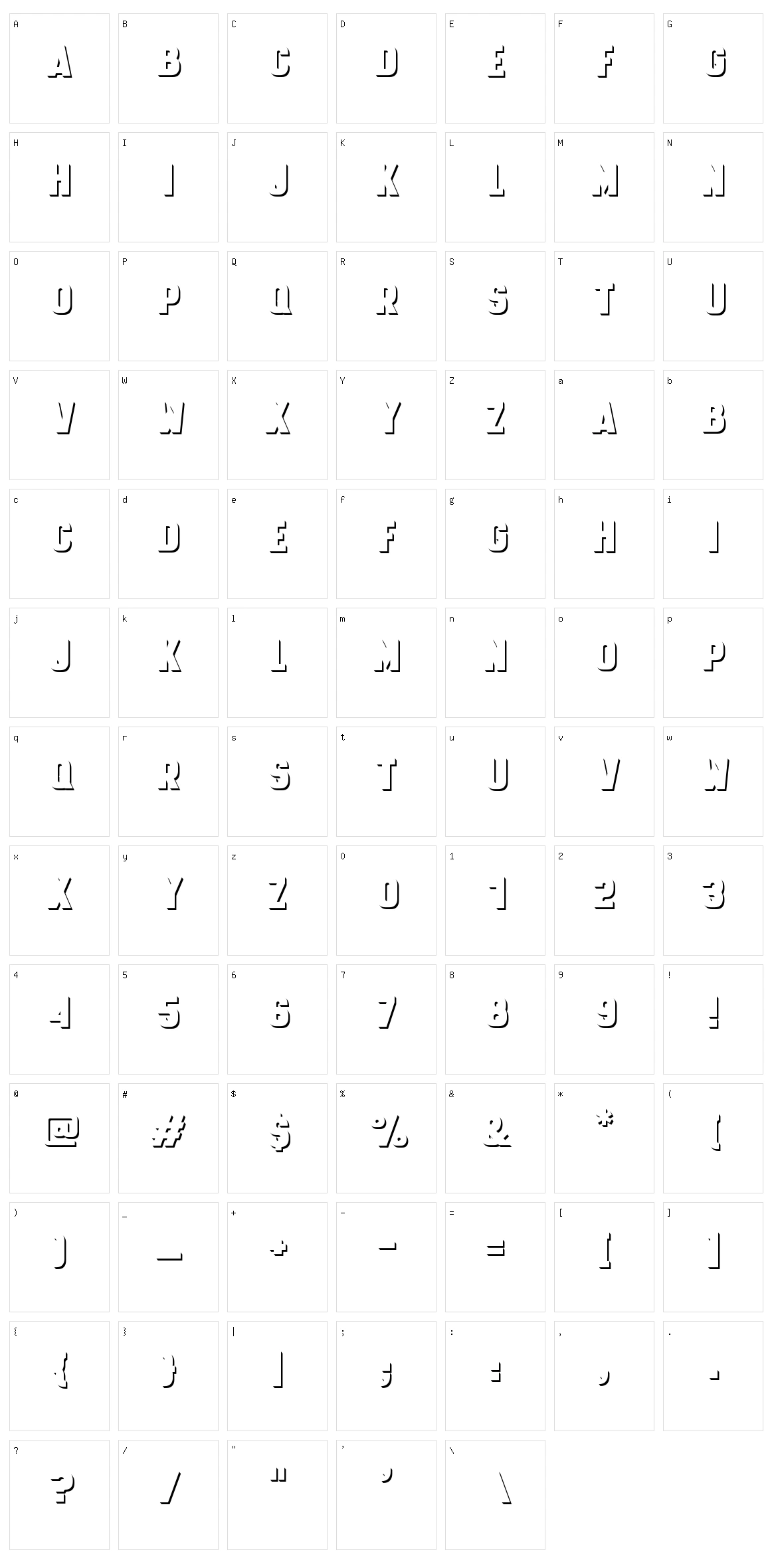 Hyper Super Character Set