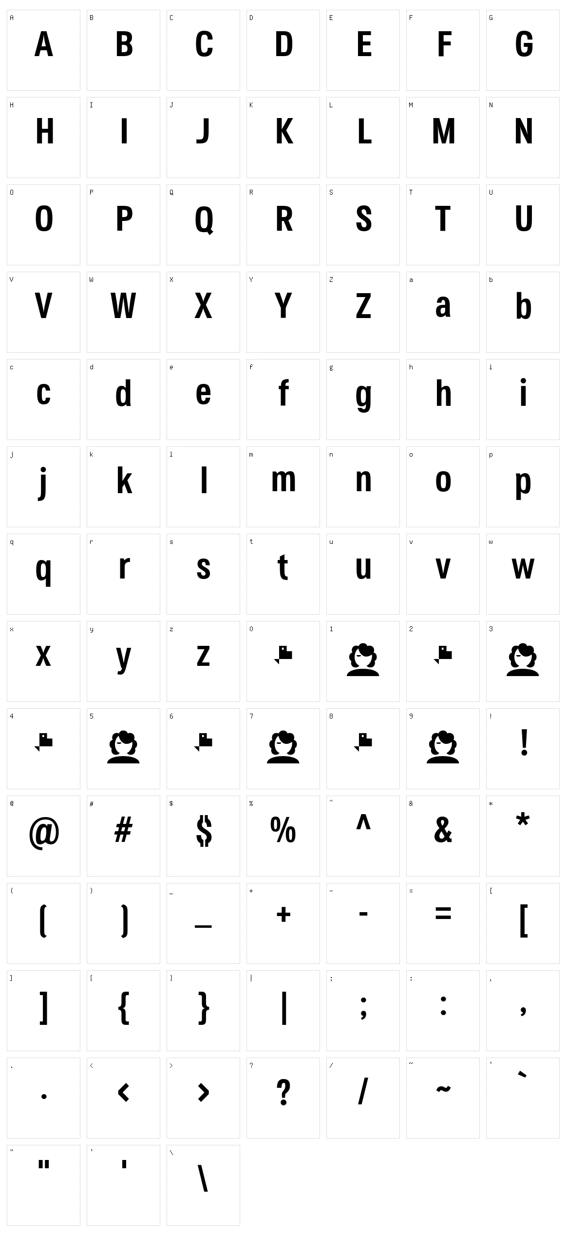 Jane Roe Character Set