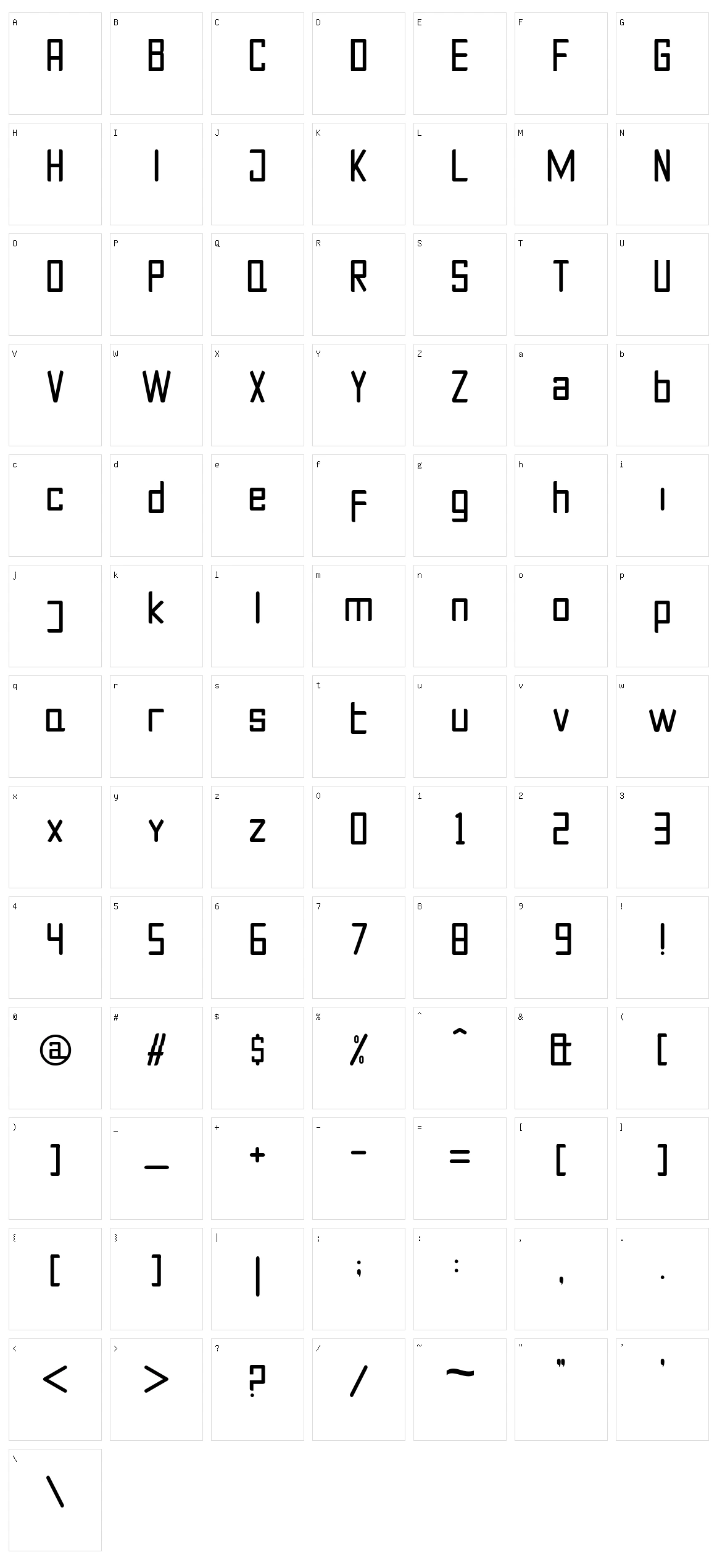 Javanese Neu Character Set