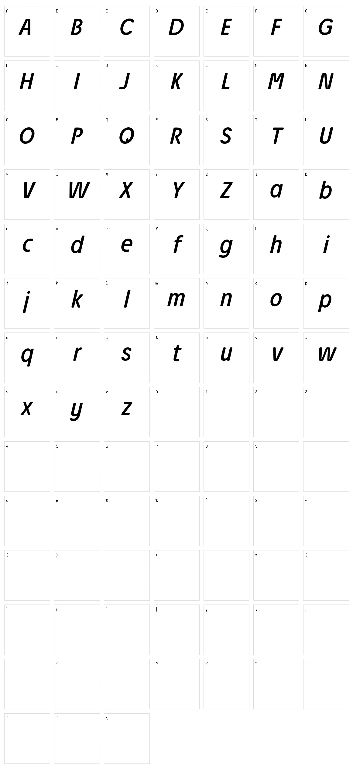 Josefa Rounded Character Set