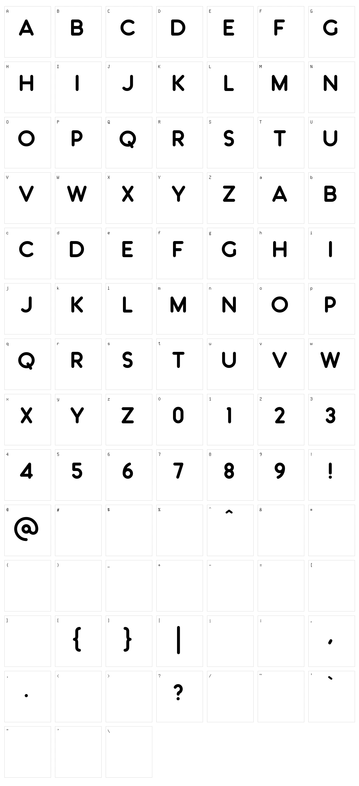 K?nigsberg Character Set