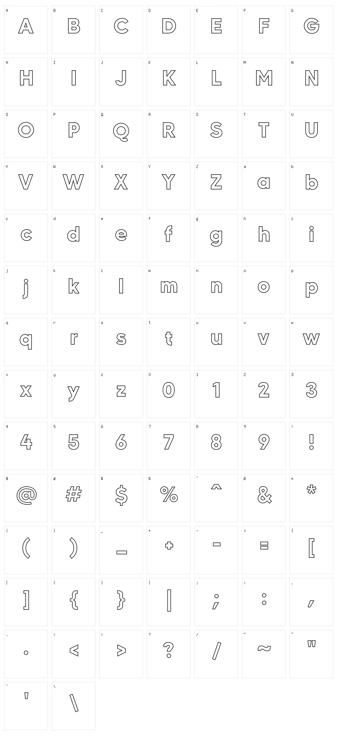 Made Carving Character Set