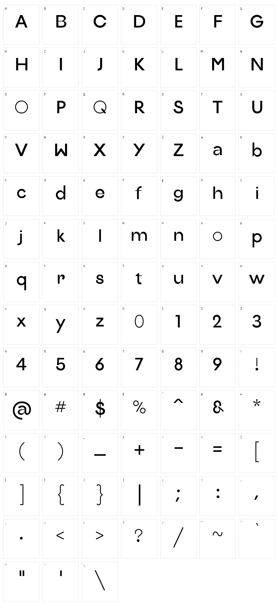 MADE Yourself Character Set