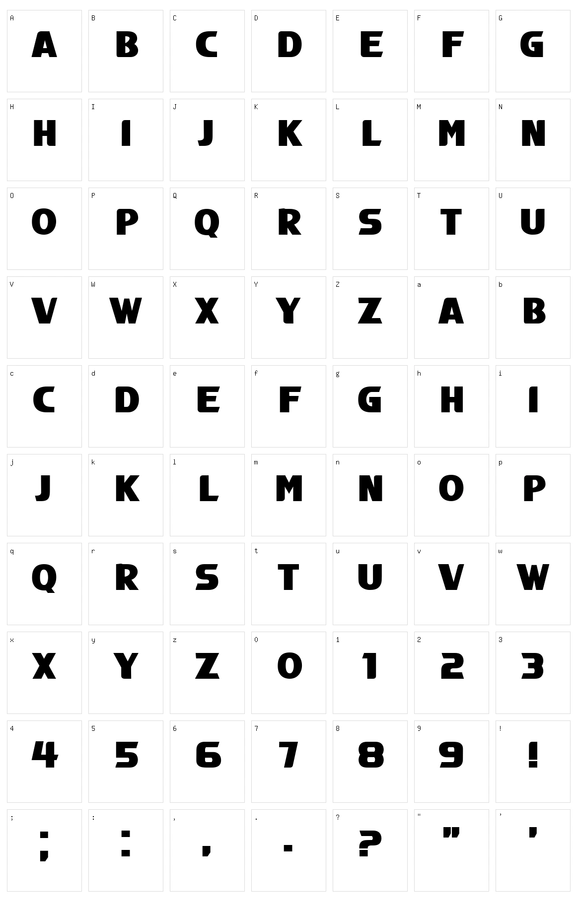 Magistros Character Set