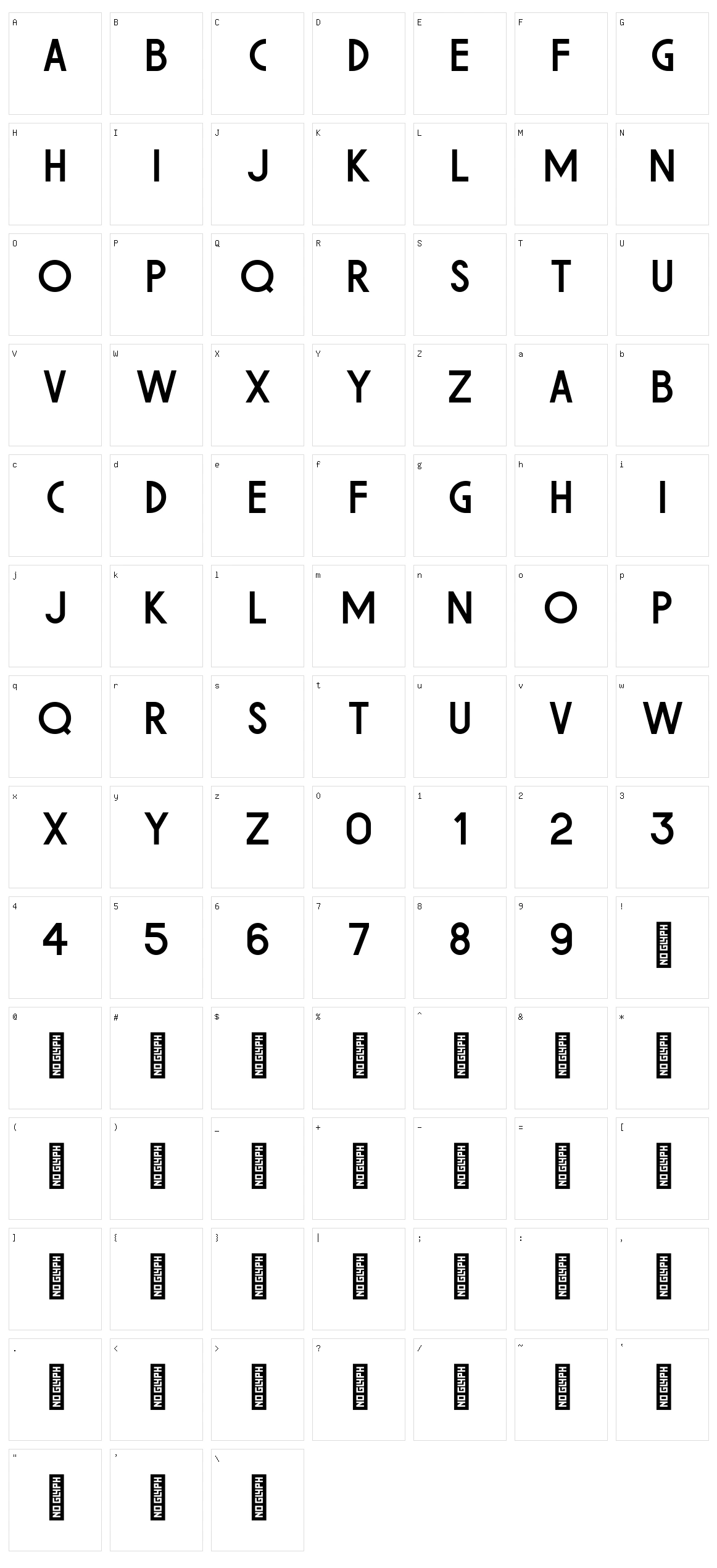 Meraki Character Set