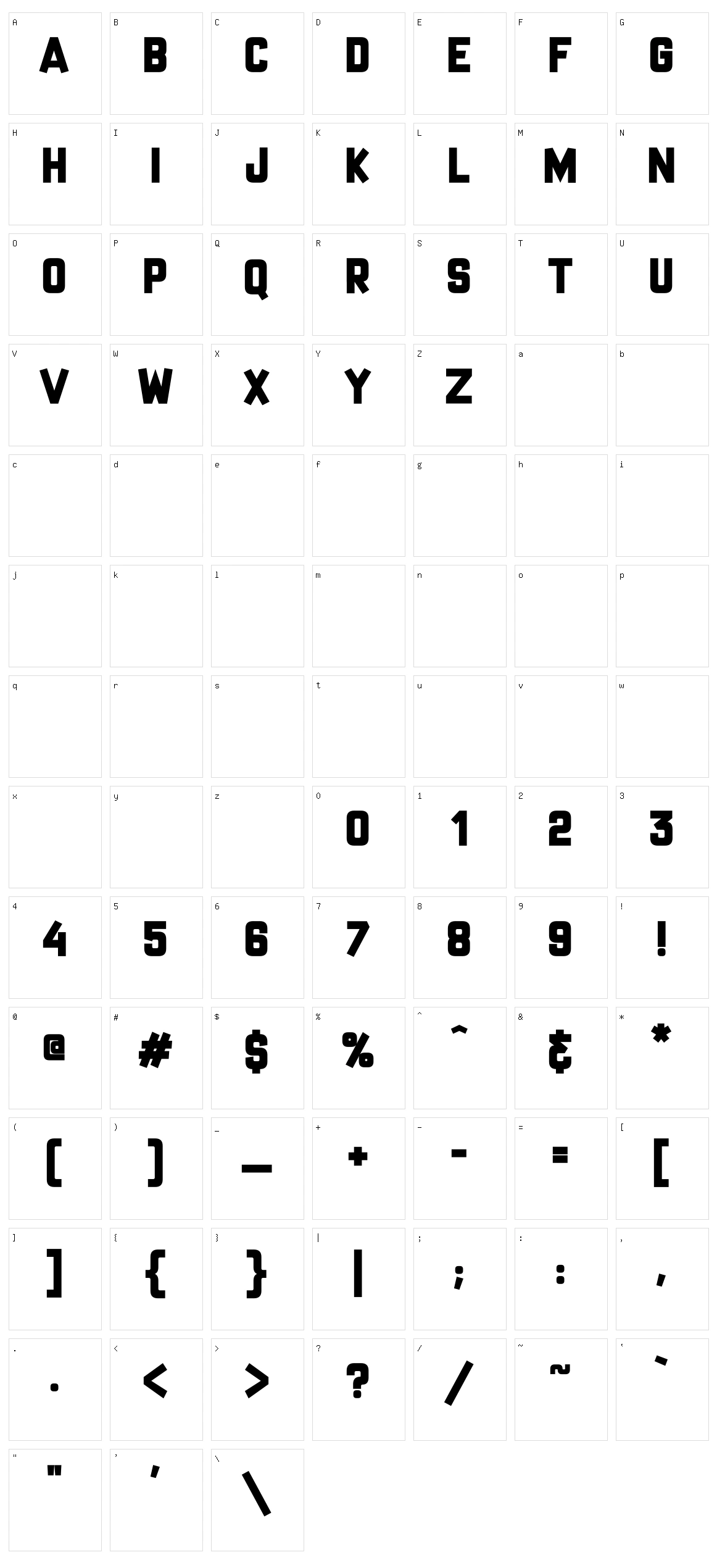 Mr Headlines Fancy Character Set