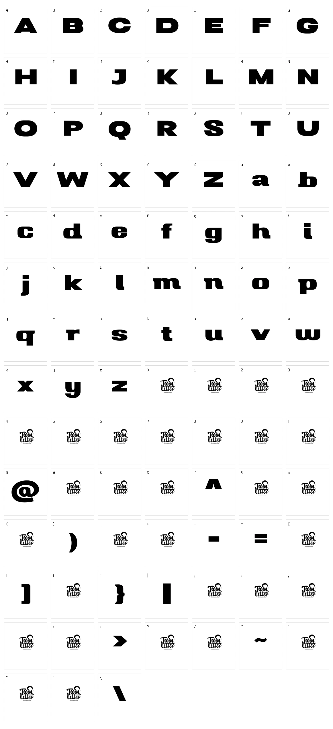 Mugio Character Set
