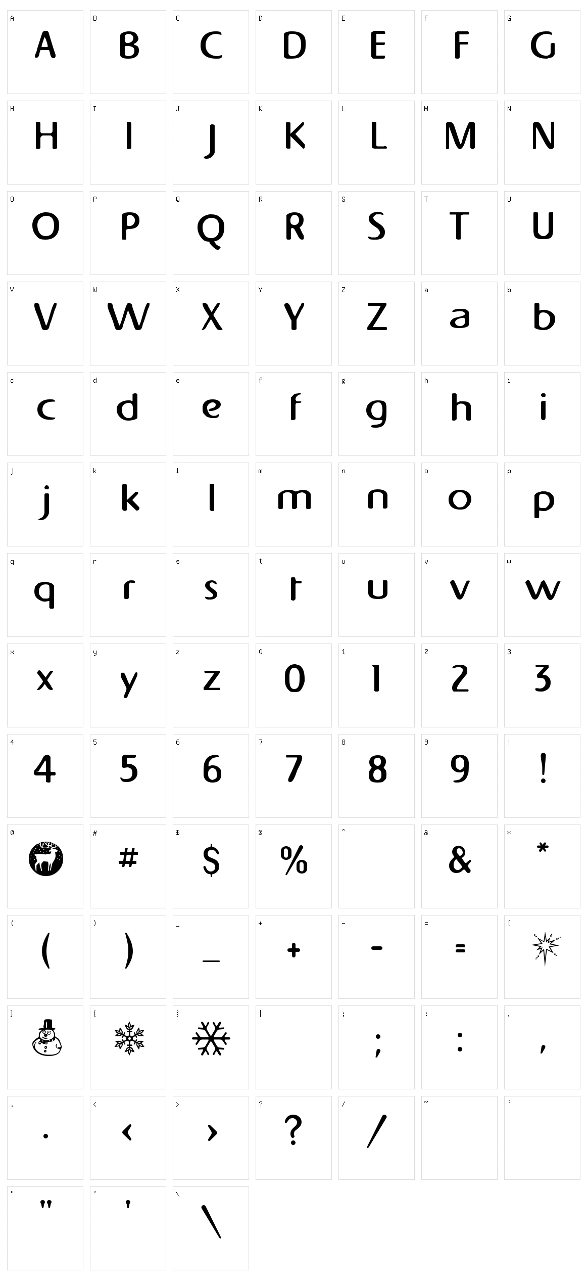 Napapiiri Character Set