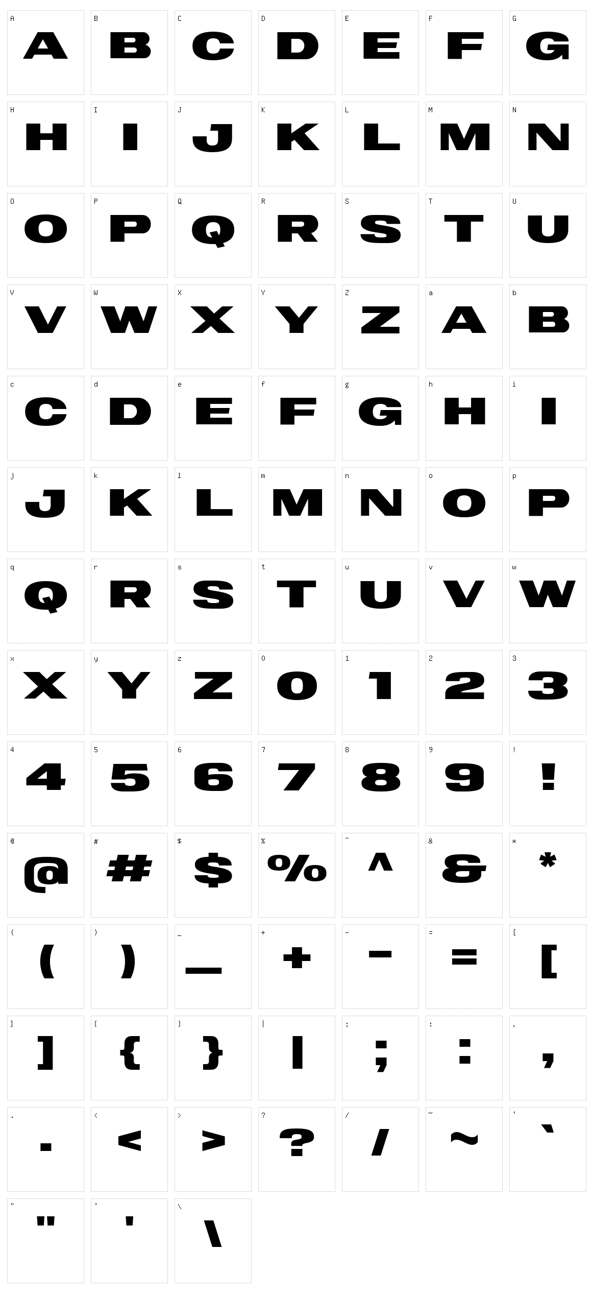 Neutro Character Set