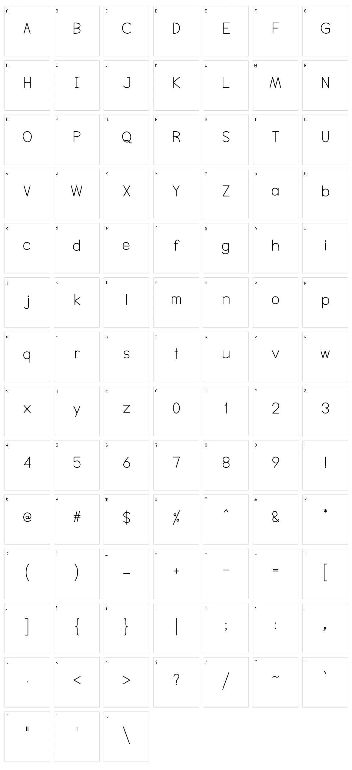 NTS Akkhara Character Set