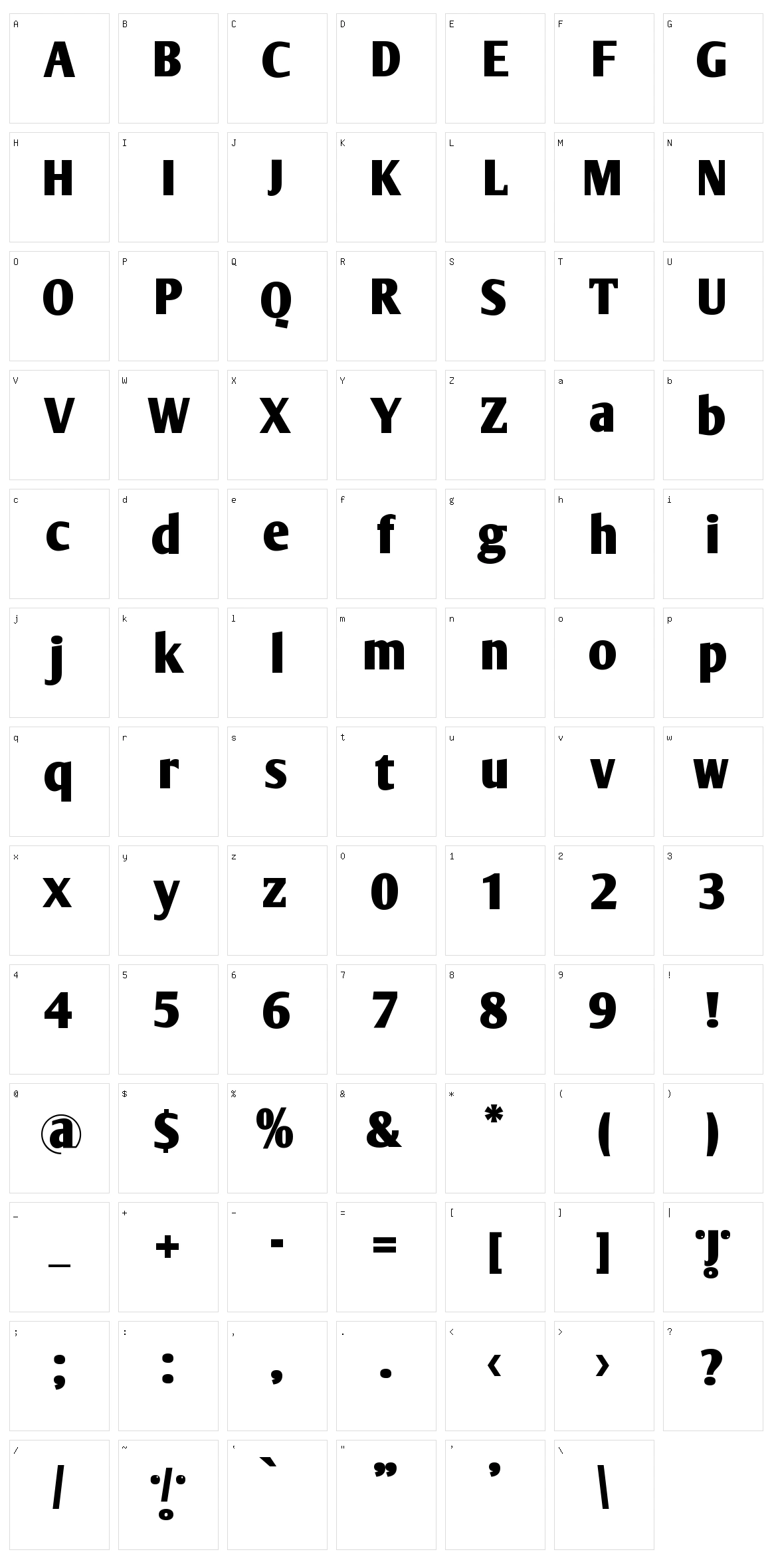 Olijo Character Set