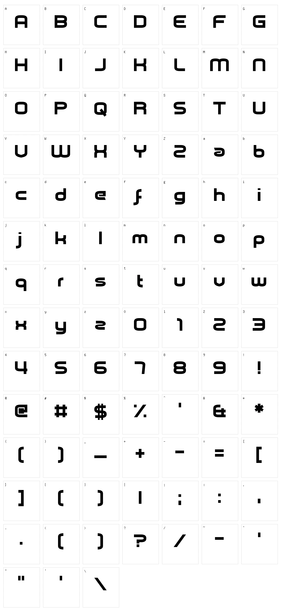 Pickle Pushing Character Set