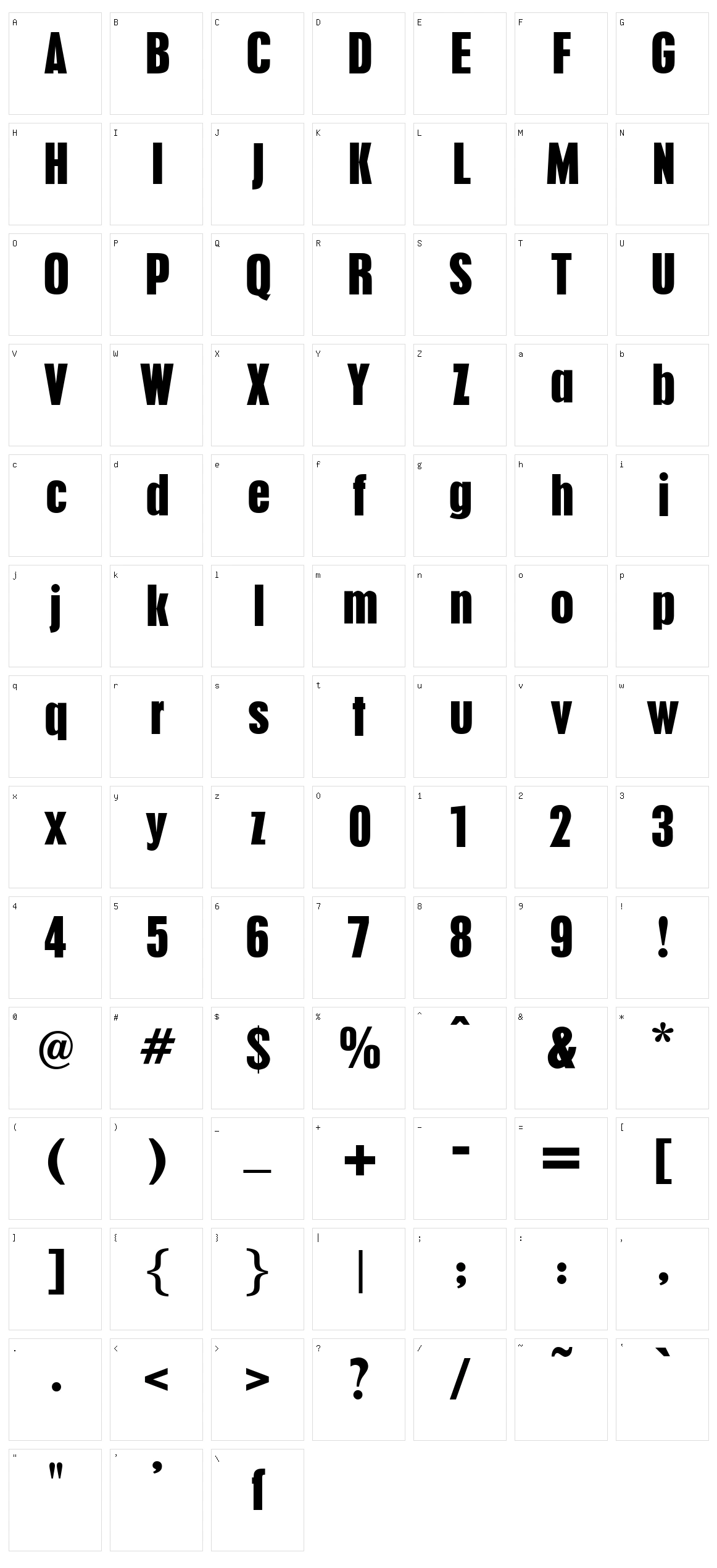 Pilsen Plakat Character Set