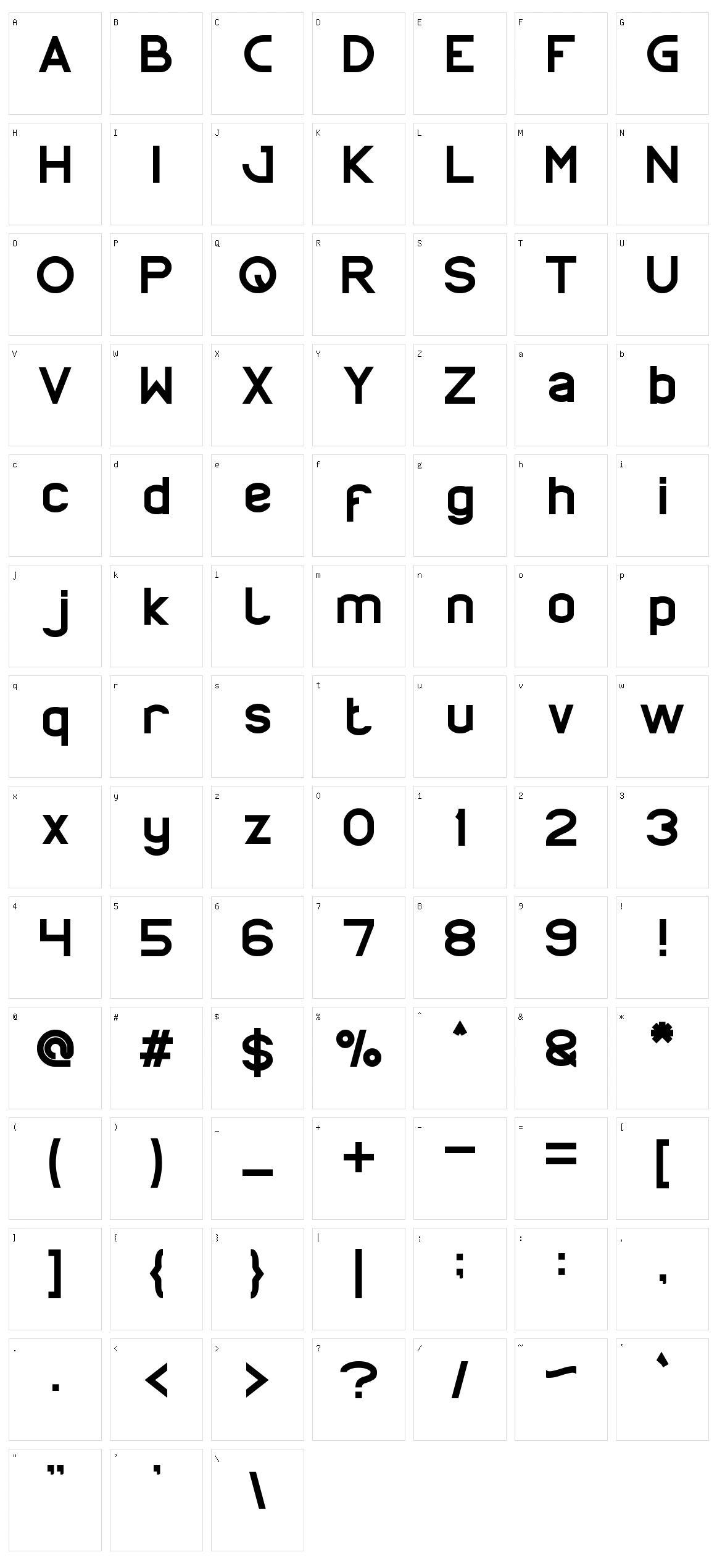 Proffesional Character Set
