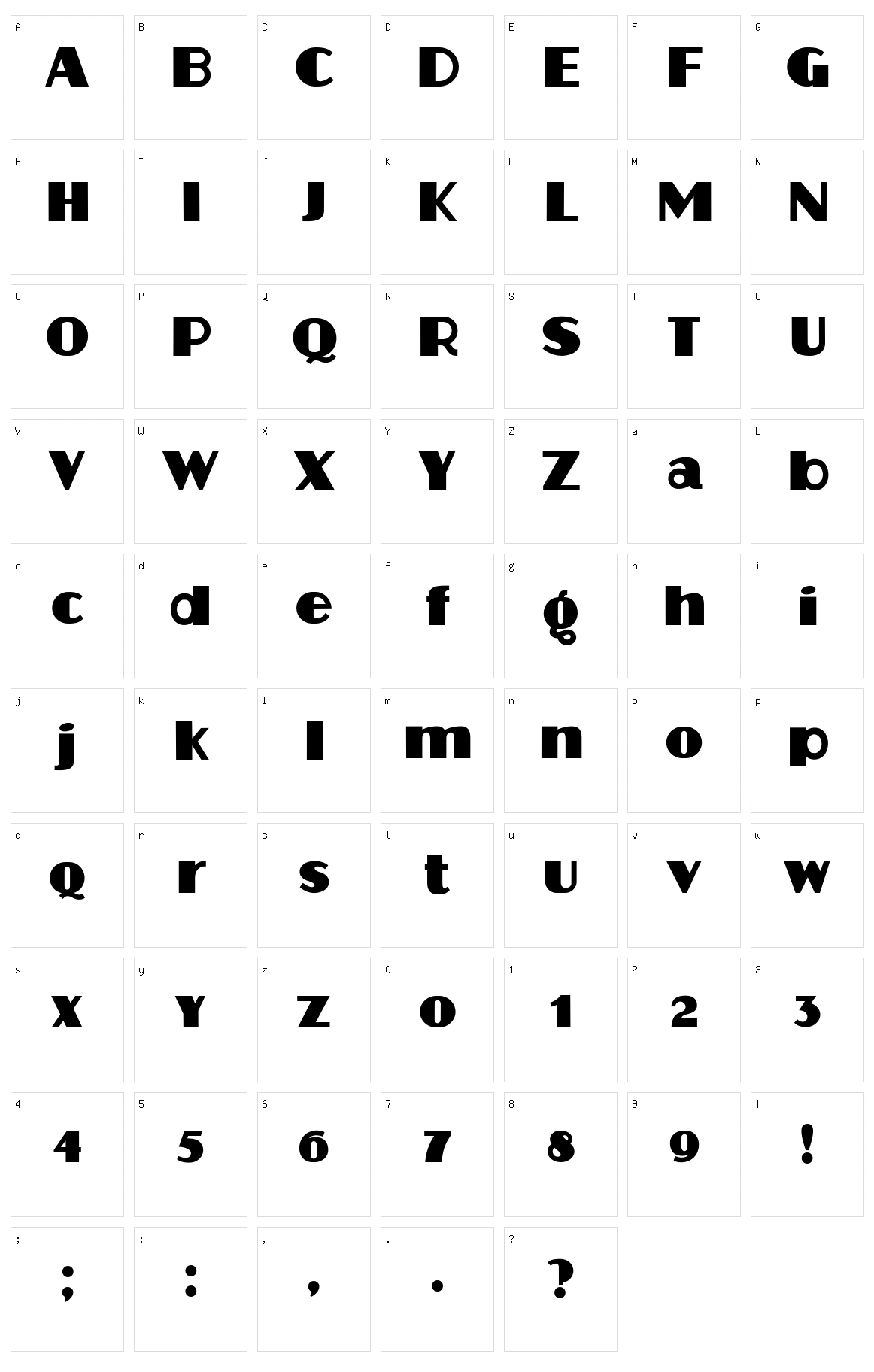 Protocol Character Set