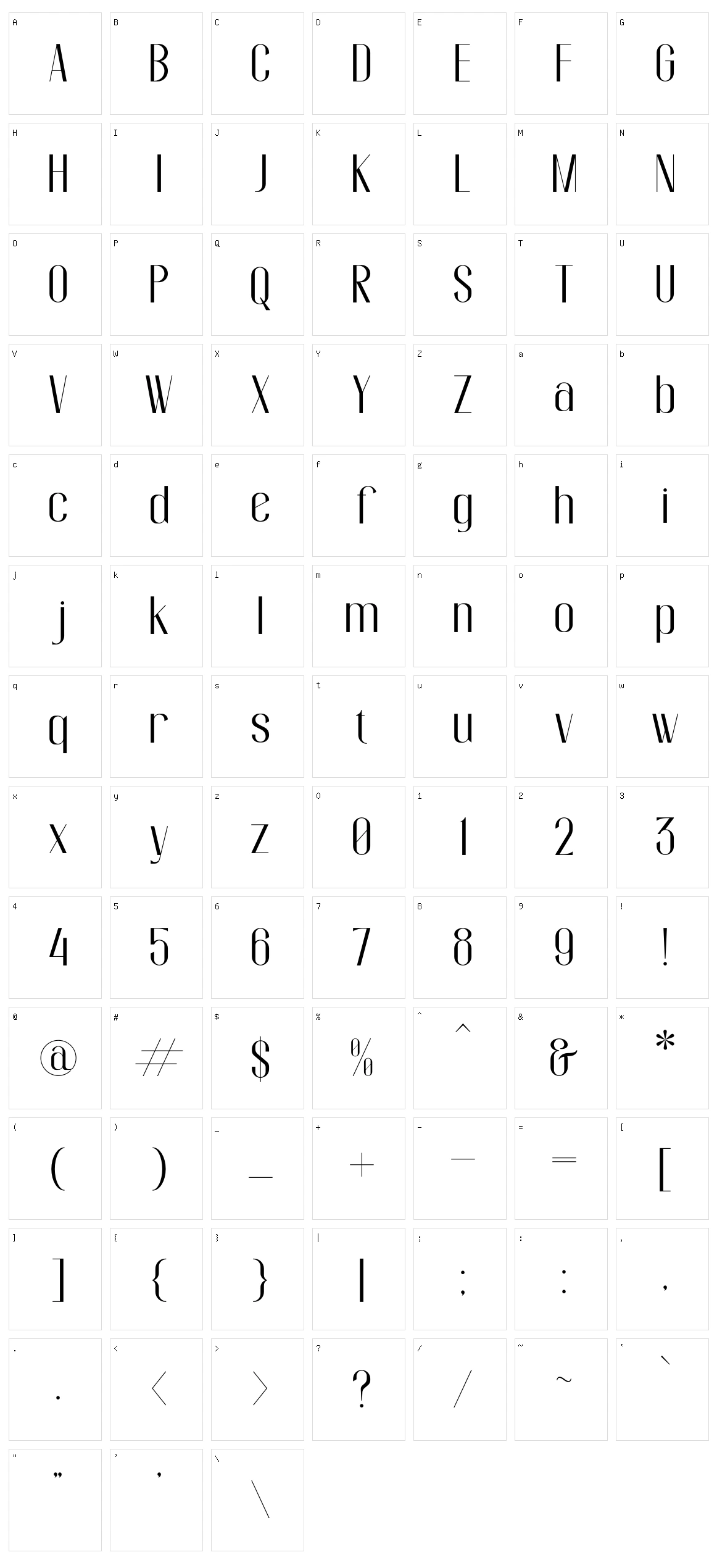 Queen Character Set