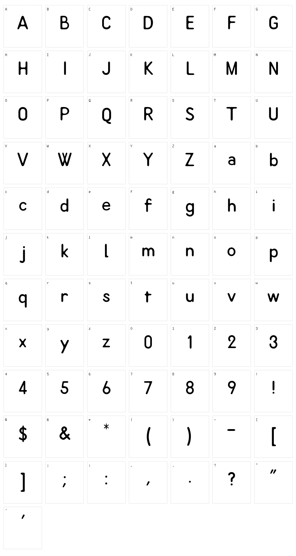 Quote Character Set