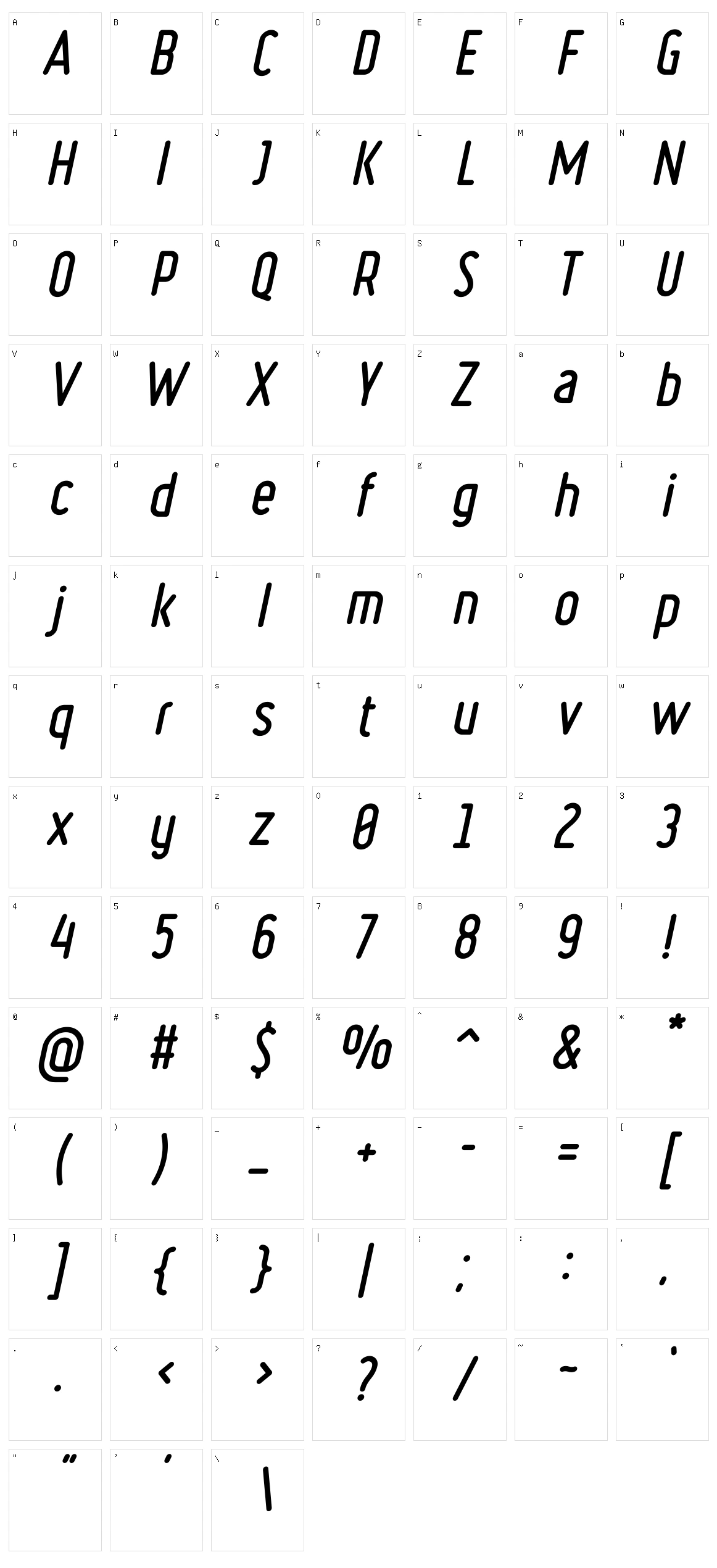 Ruler Volume Character Set