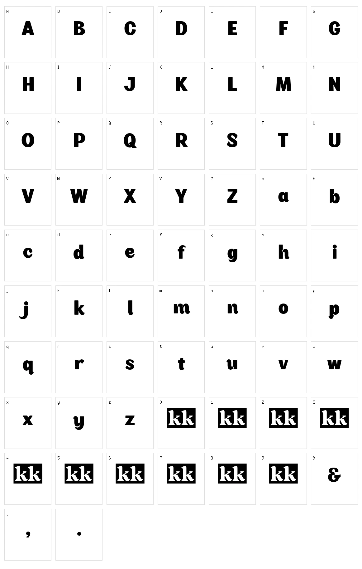 Sedhayu Character Set