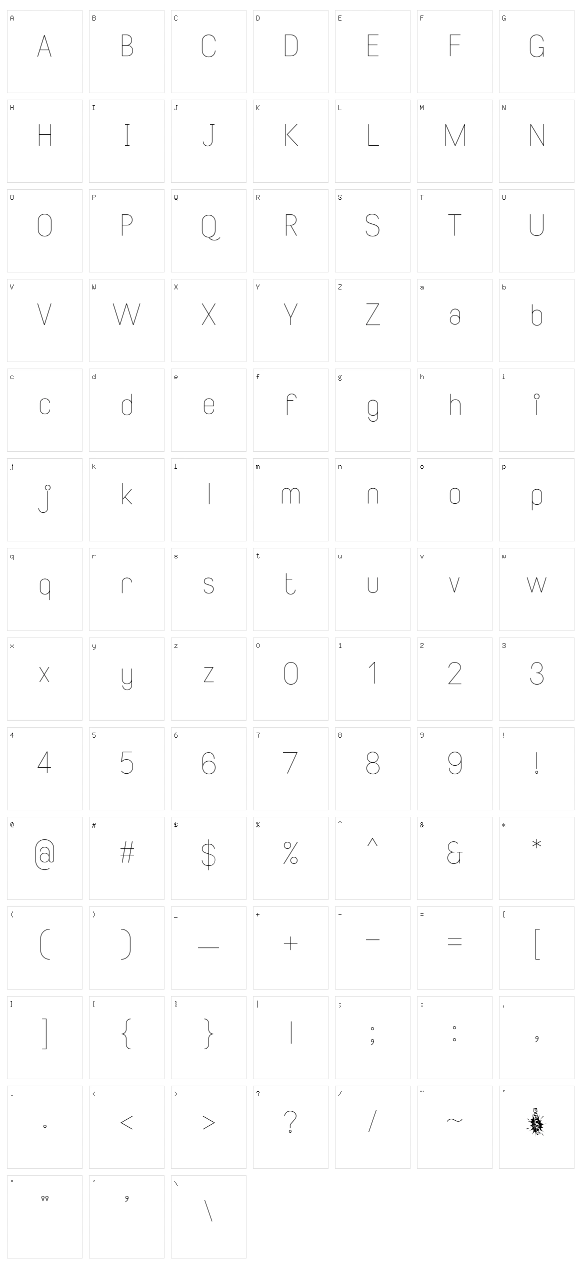 Smiley Character Set