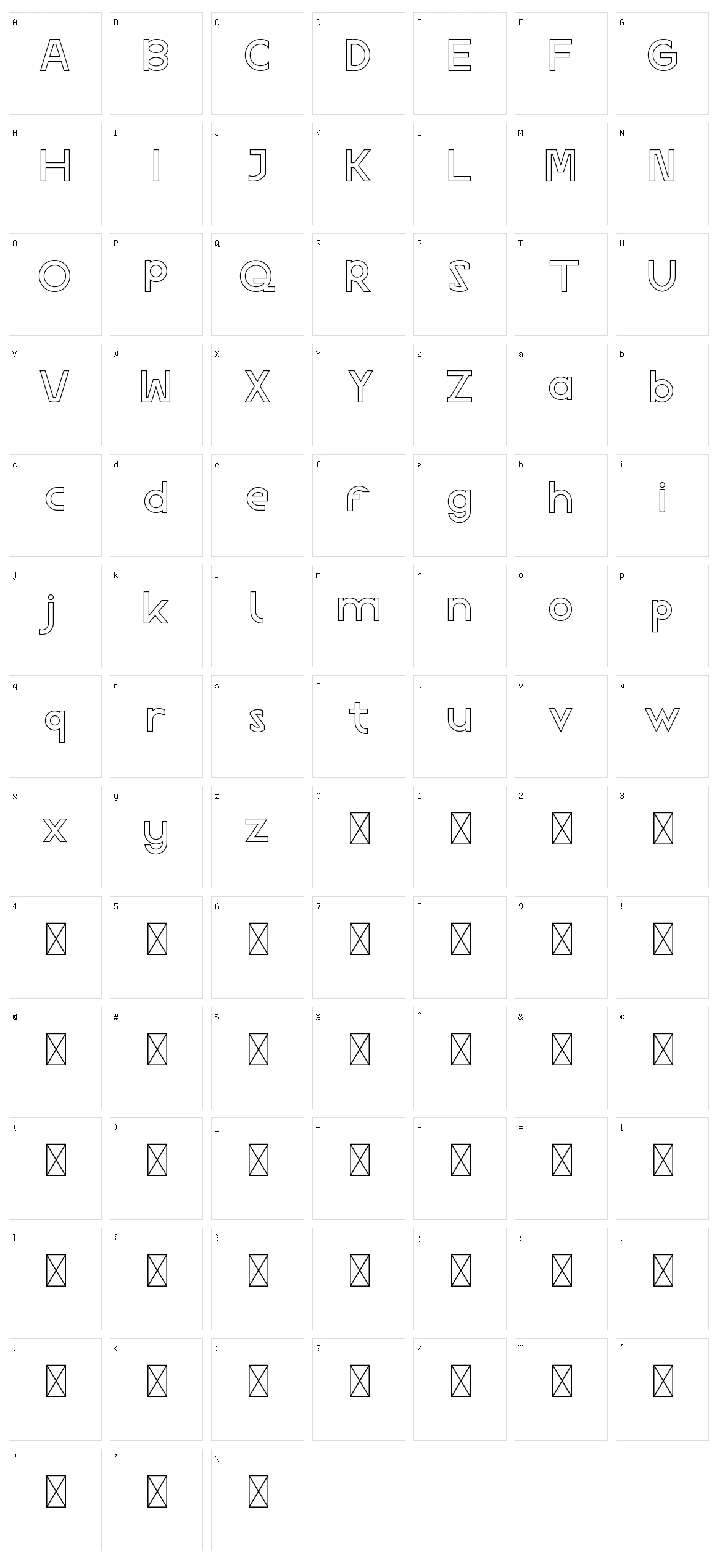 Social Trend Character Set