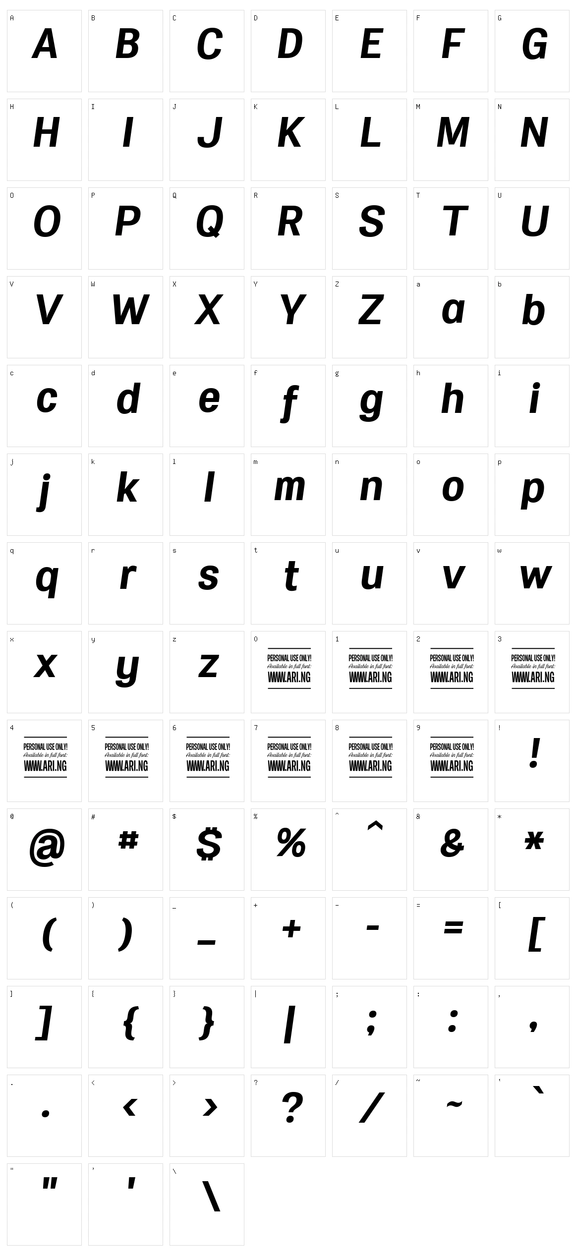 Specify Character Set