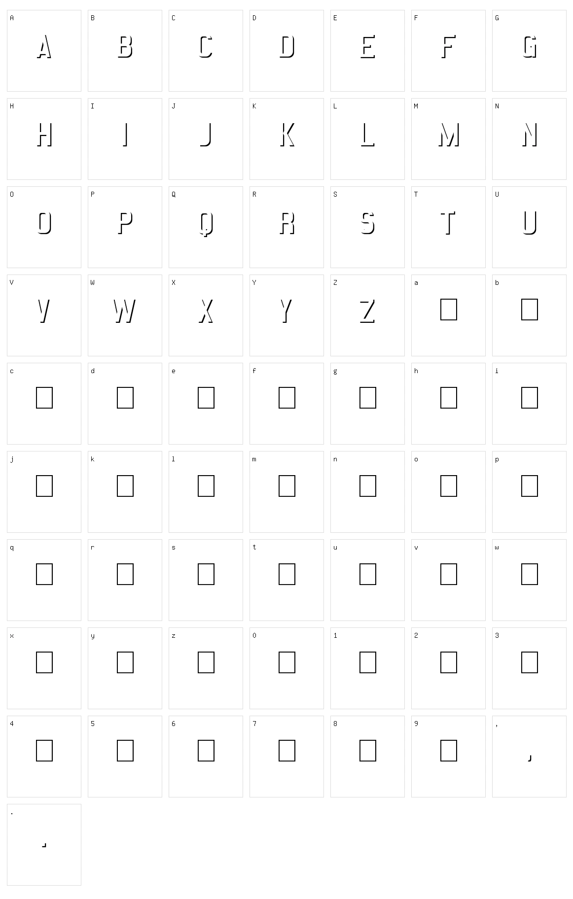 Statement Character Set