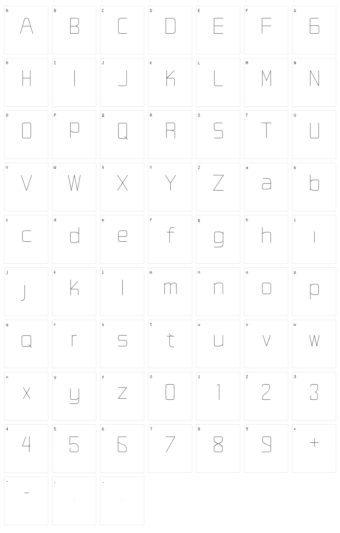 Studio Grotesk Character Set