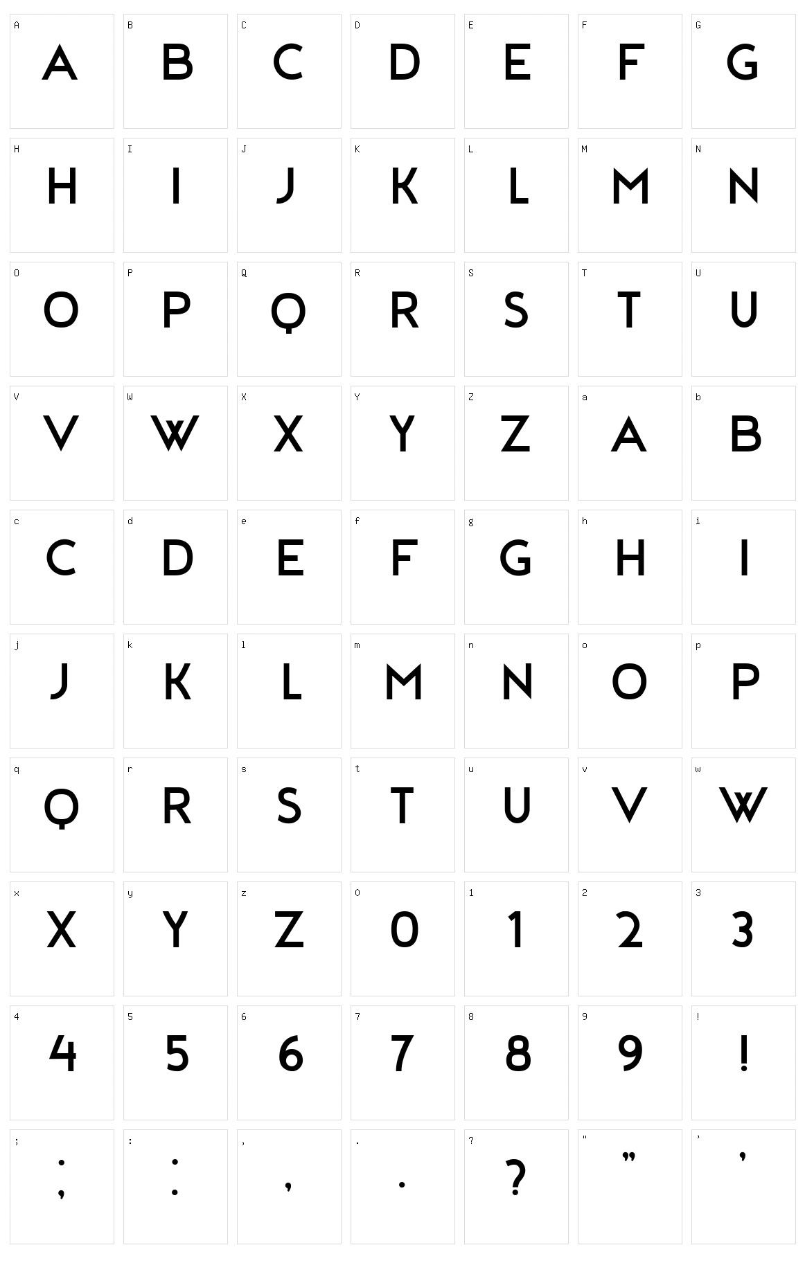 Tale Character Set