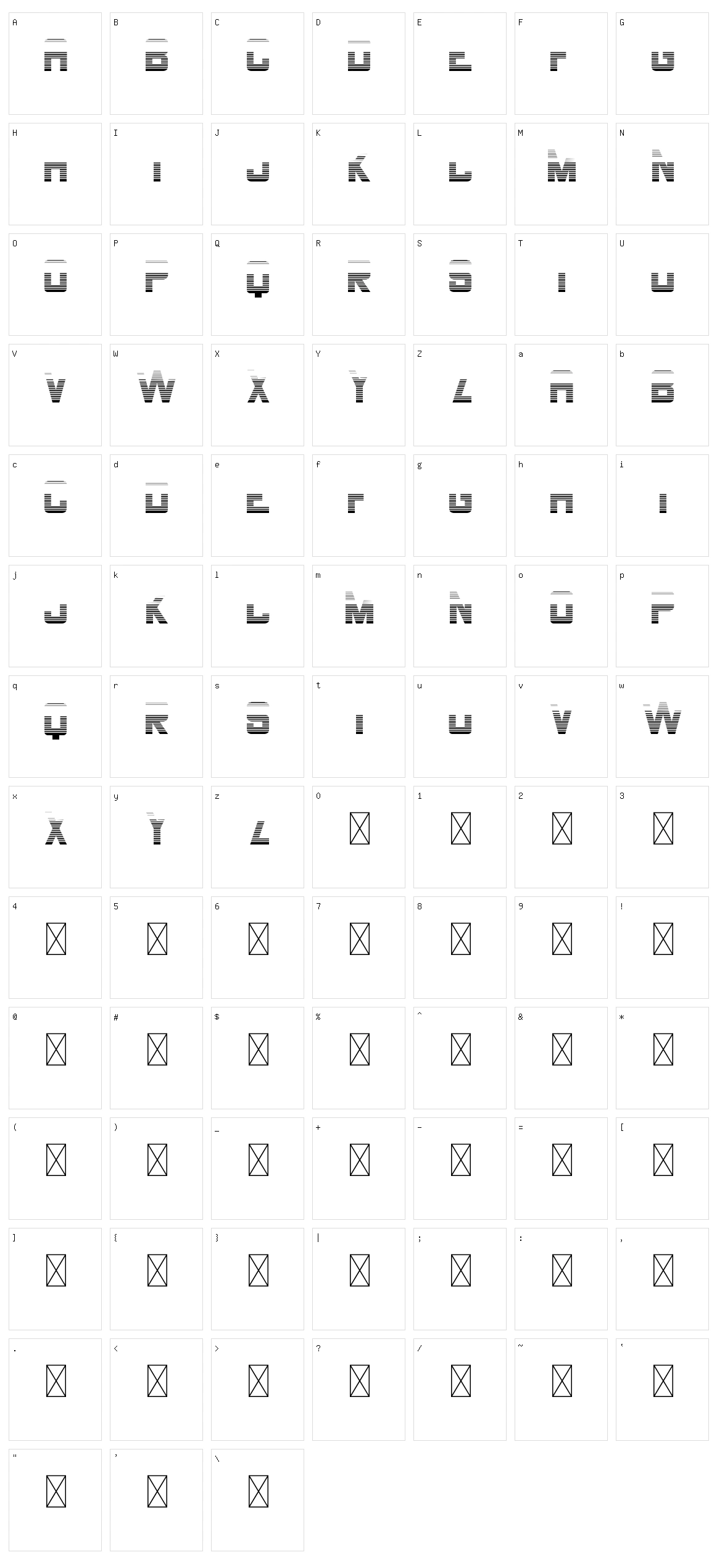 The Champ Character Set