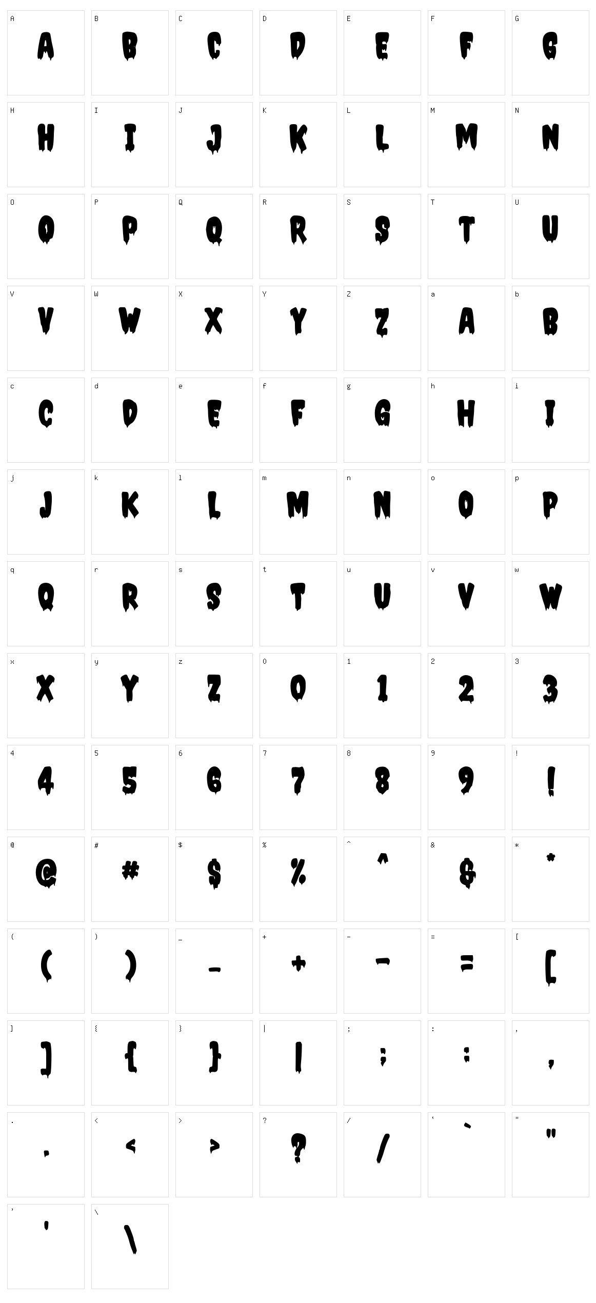 Spooky Monster Character Set