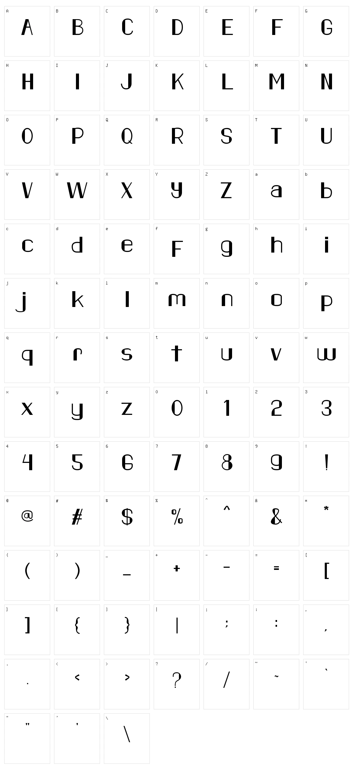 Valo Character Set