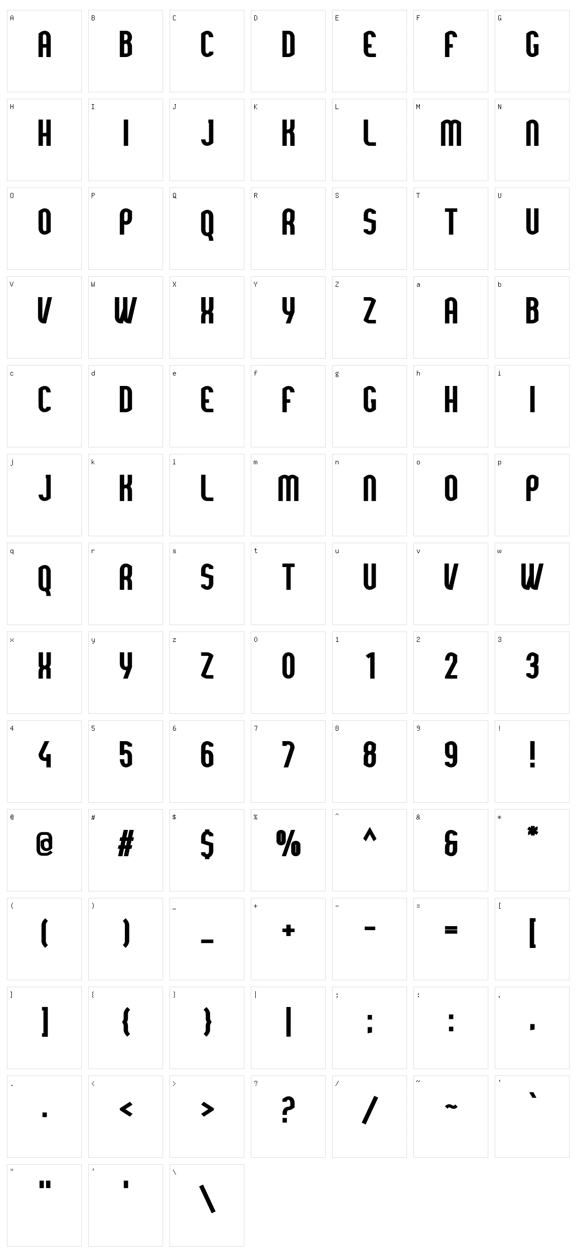 Yemeyi Character Set