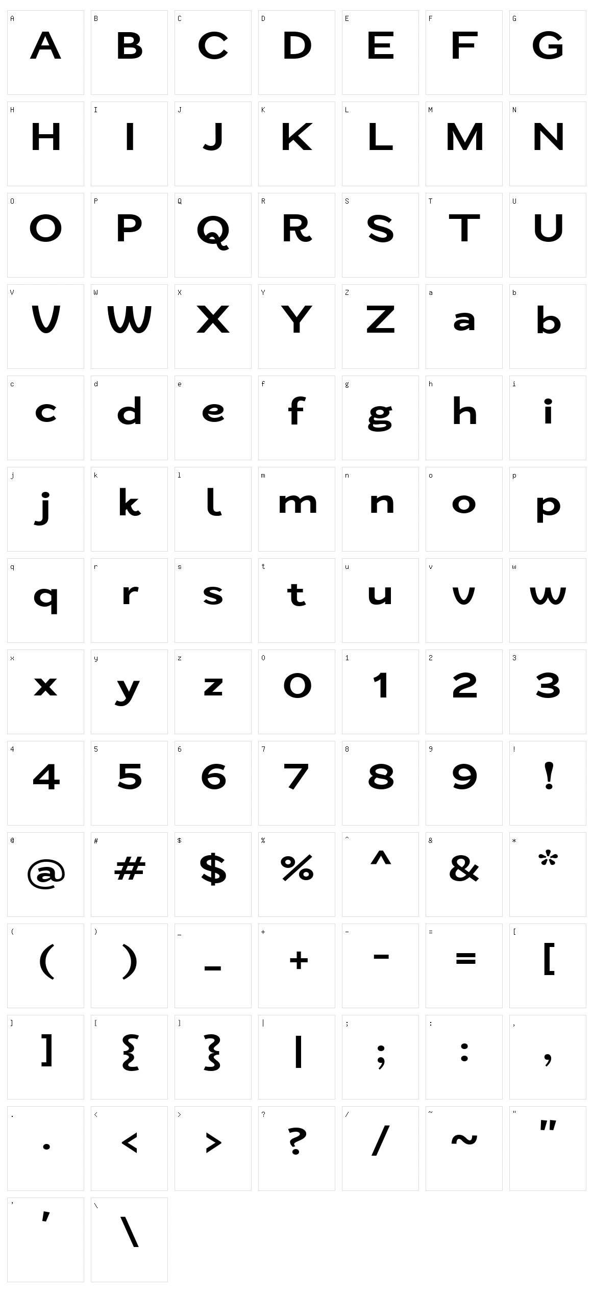 Zt Nezto Character Set