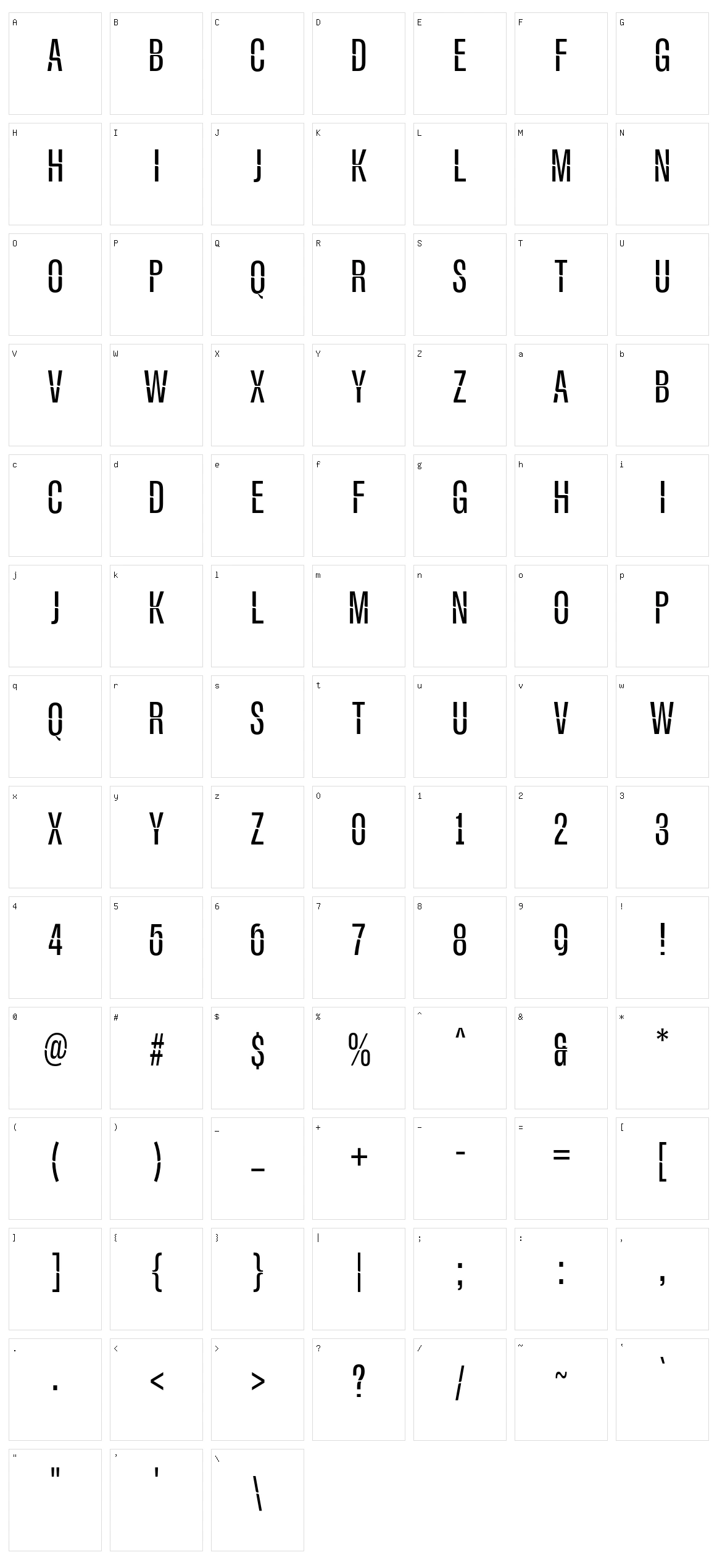 ZT Ravigsfen Character Set