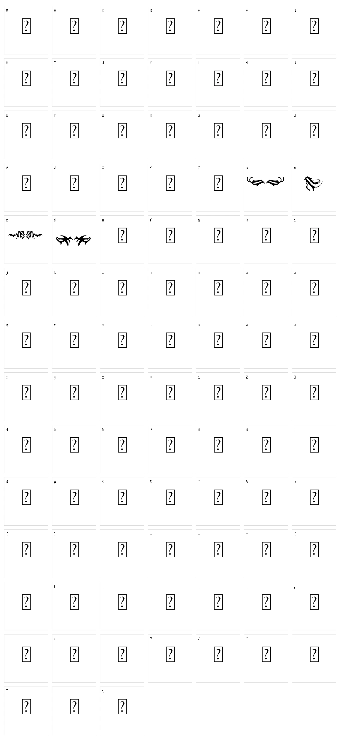 Black Panther Character Set