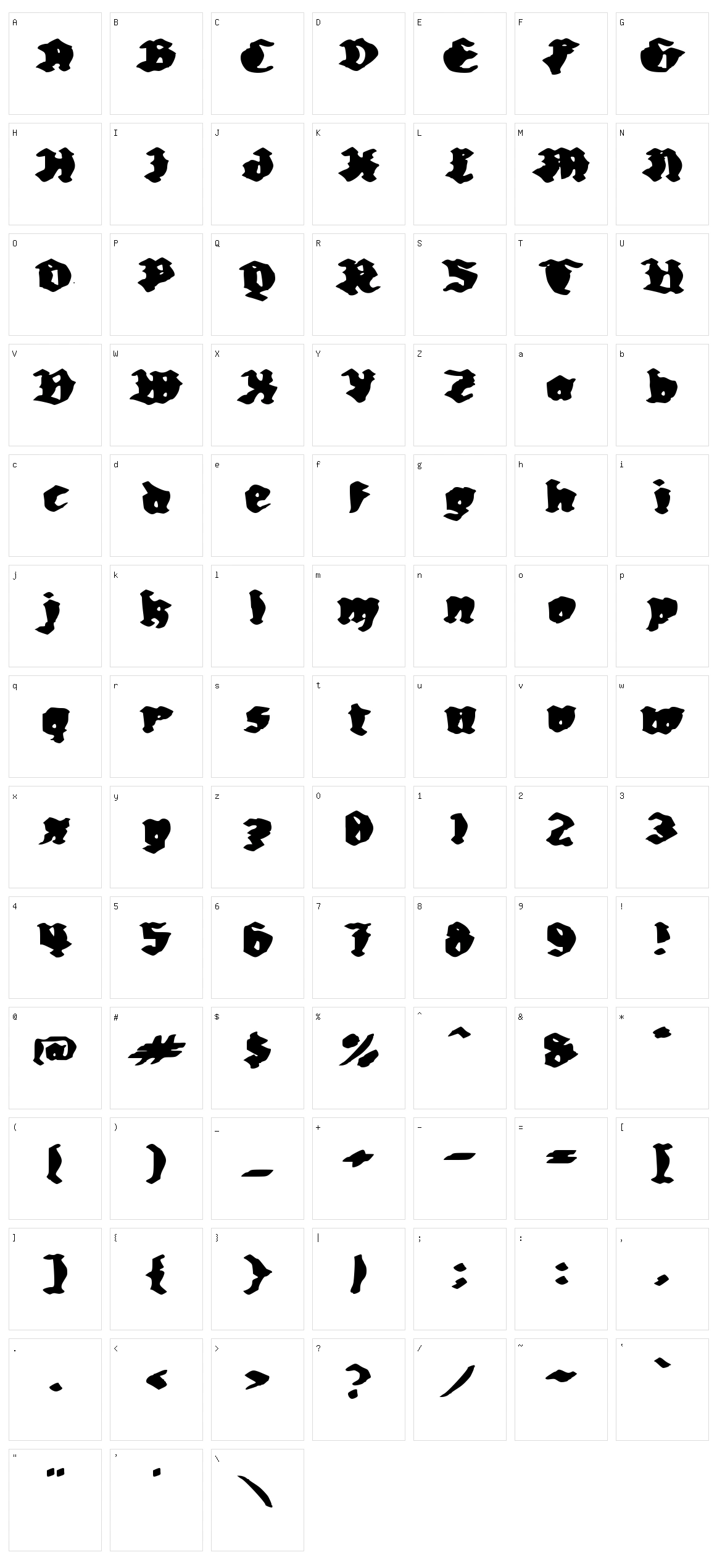 c Cempedak Character Set