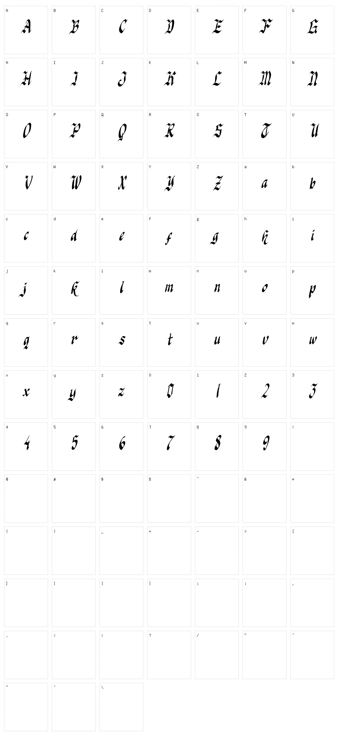 Knight Jacker Character Set