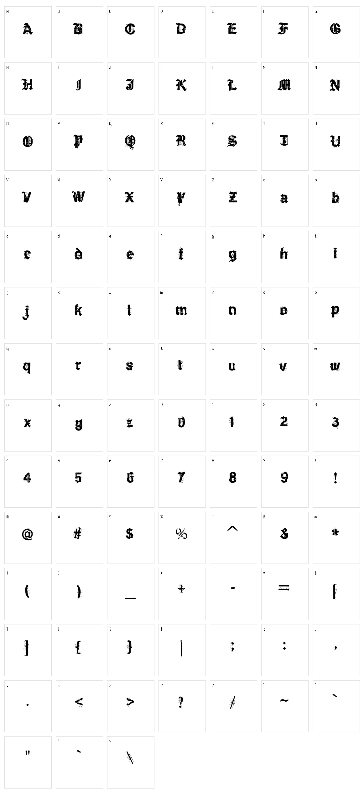 Kyvadlo Blues Character Set