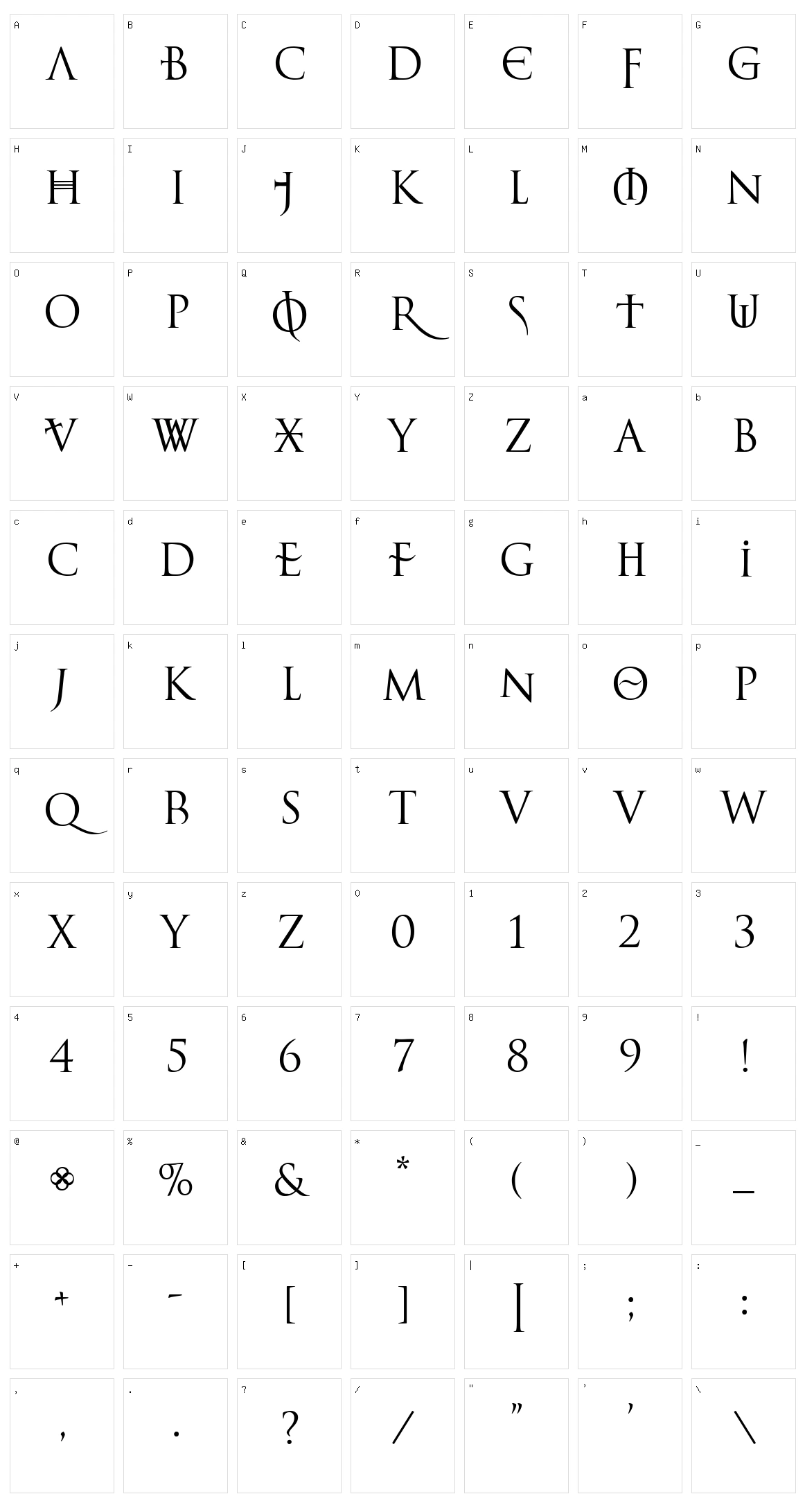 L?Elf Noir du Mal Character Set