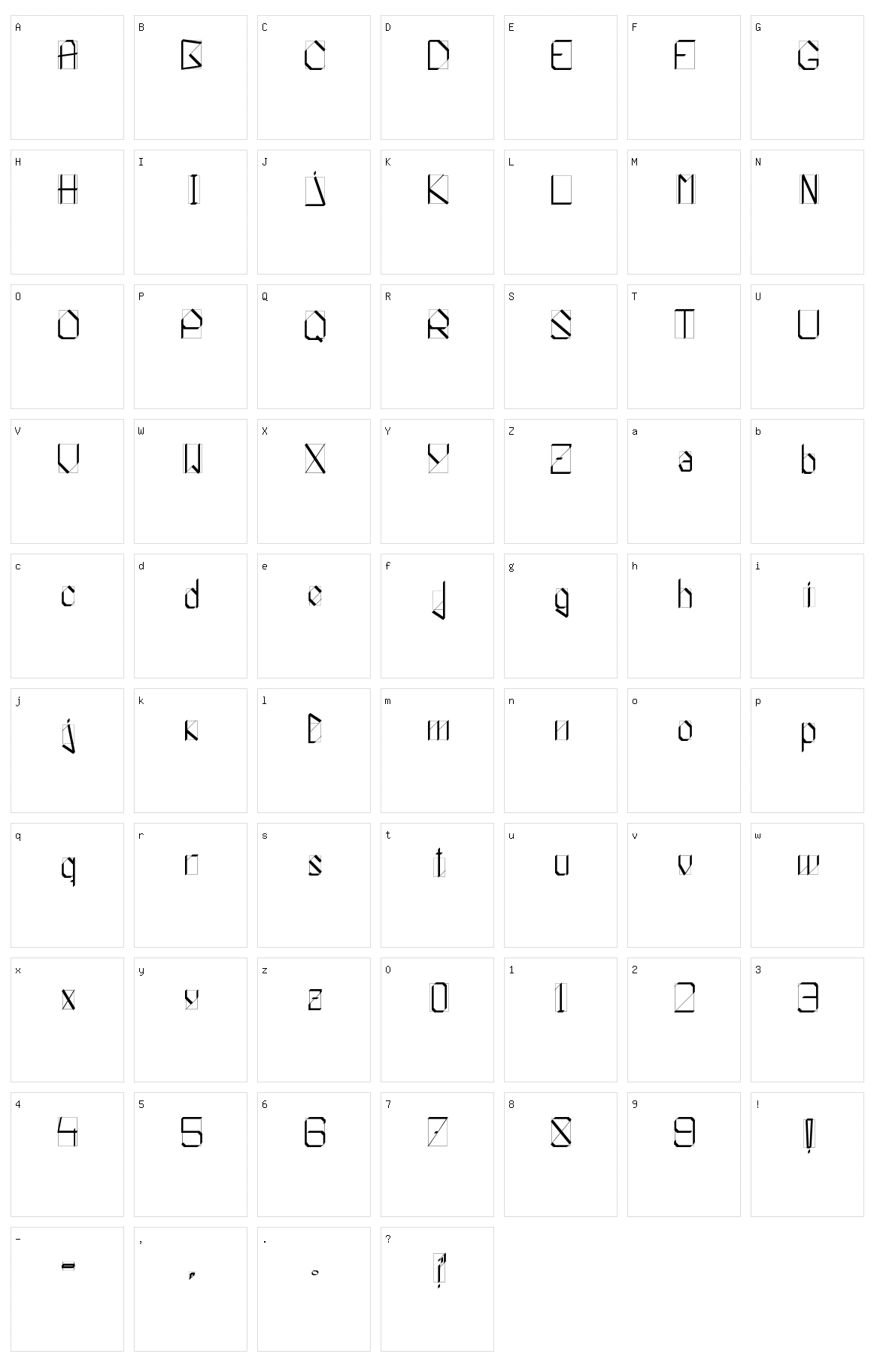 White Knight Character Set