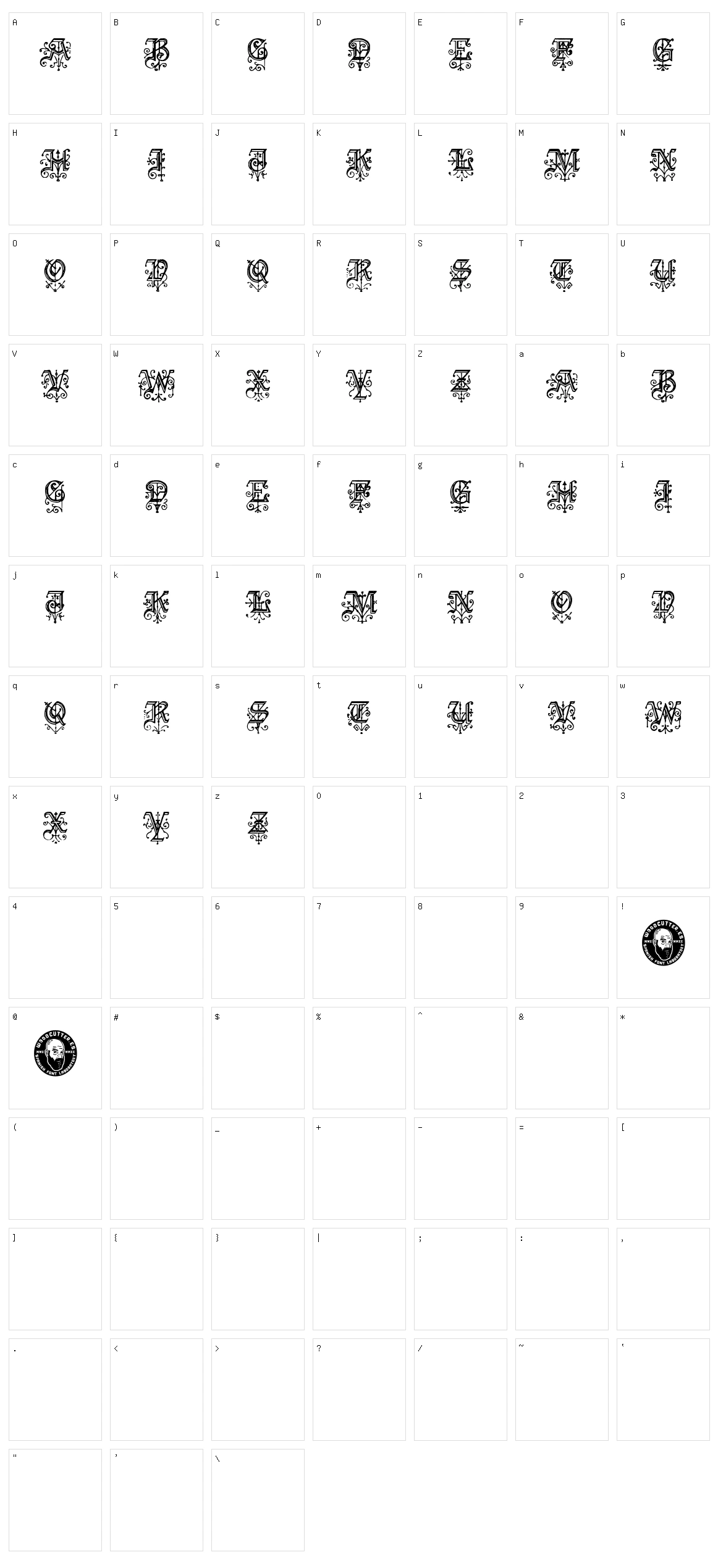 Imperator Character Set