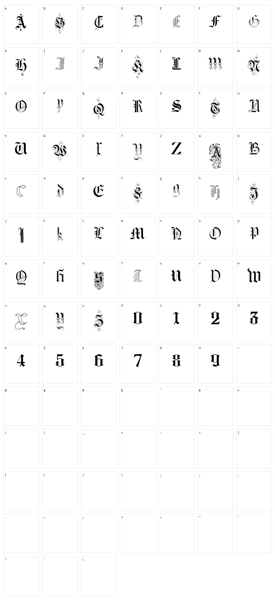 Kidnapped at German Lands Three Character Set