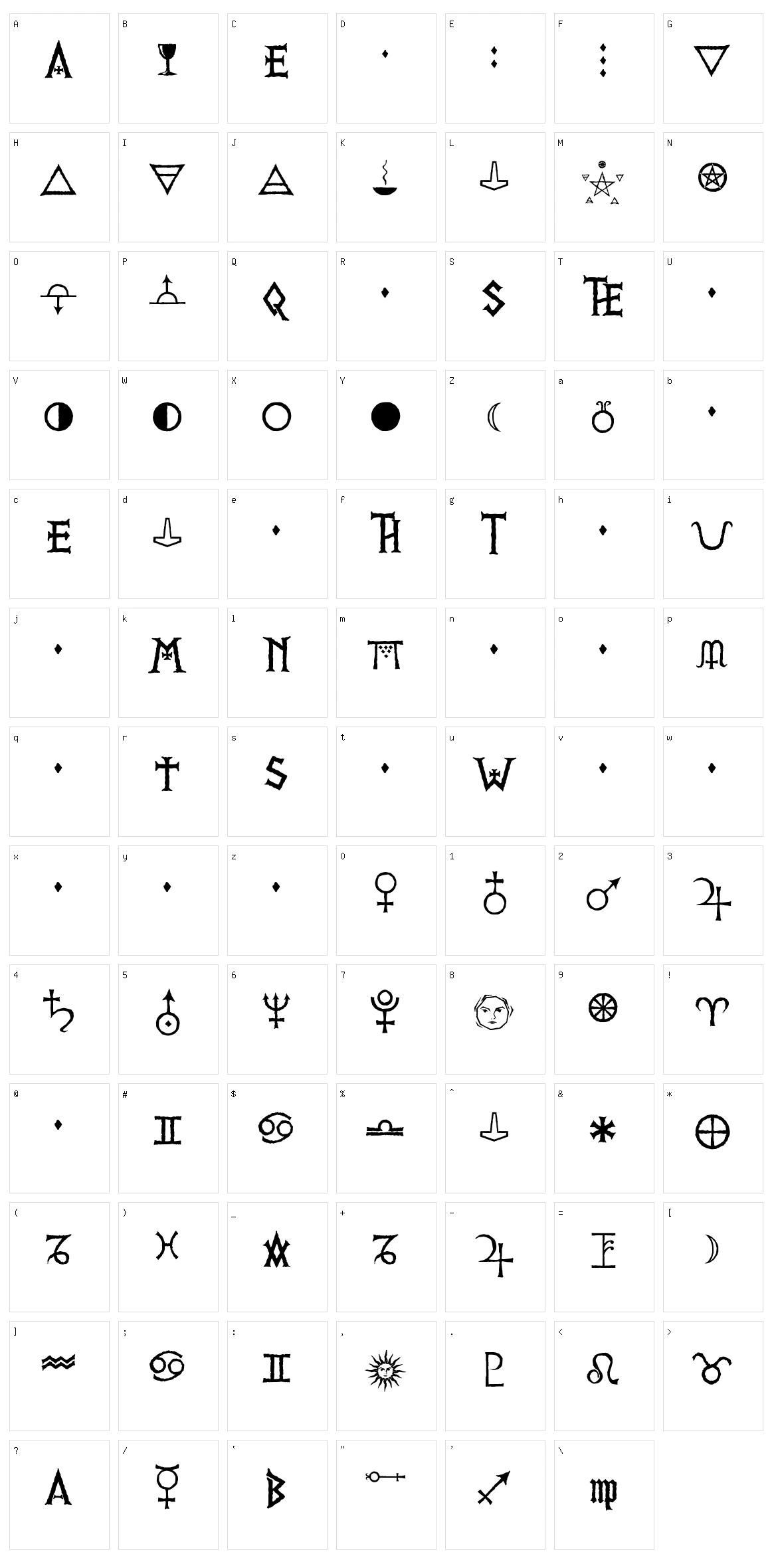 PR Viking Character Set