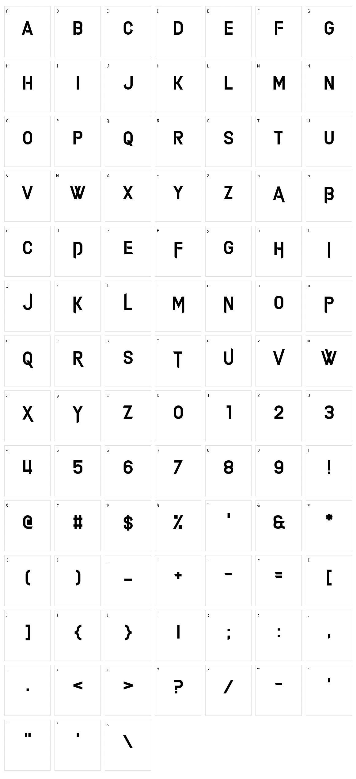 Alimony Character Set