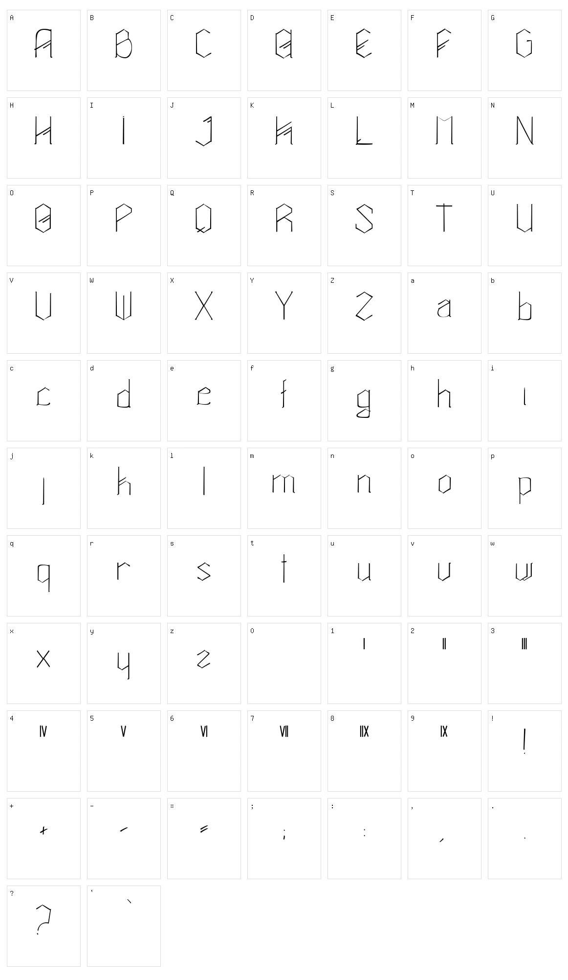 Amalasuntha Character Set