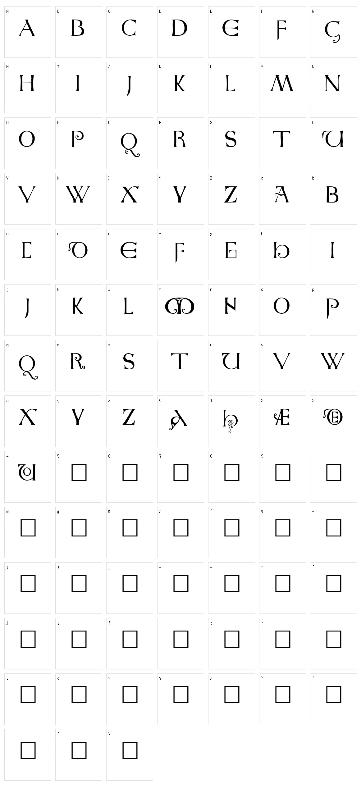 Anglo-Saxon Character Set