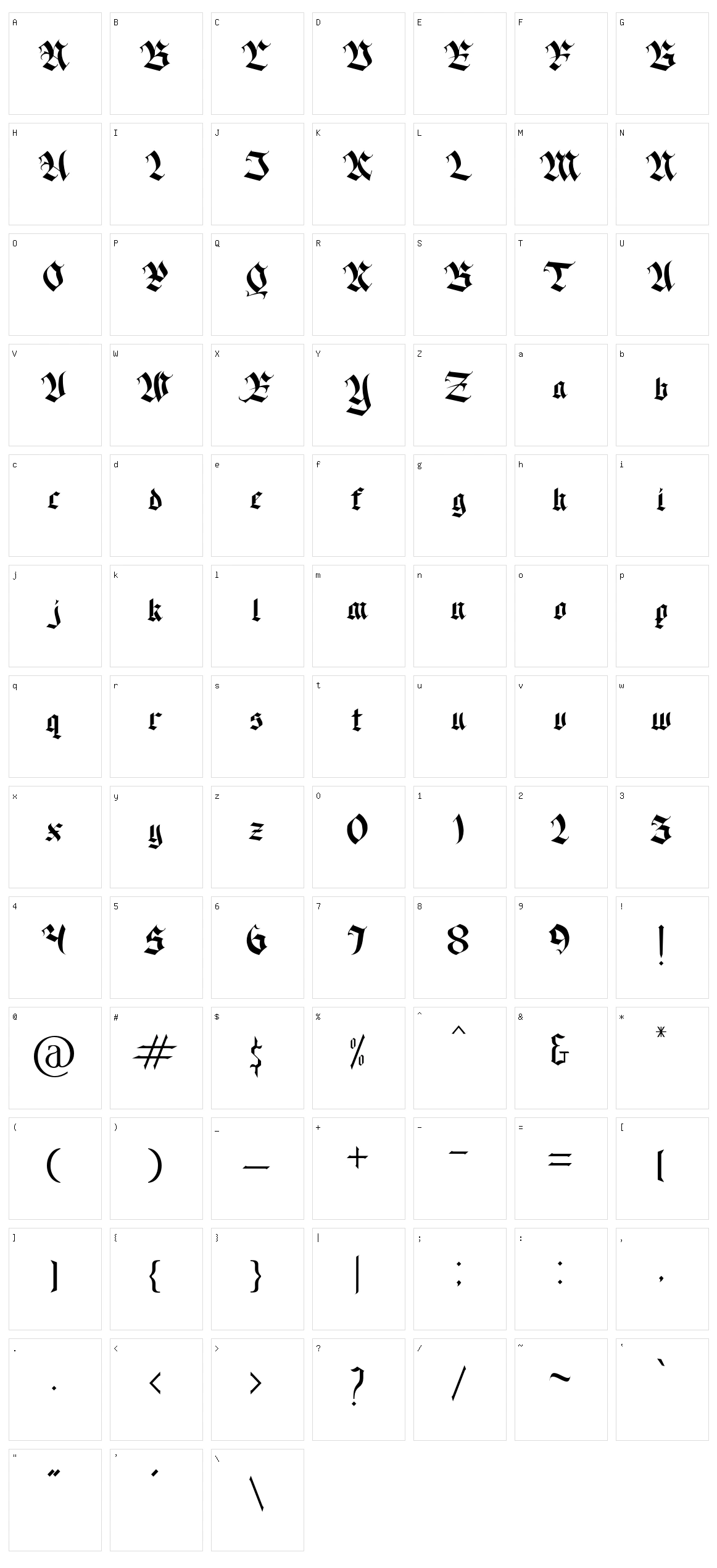 Black Joker Character Set