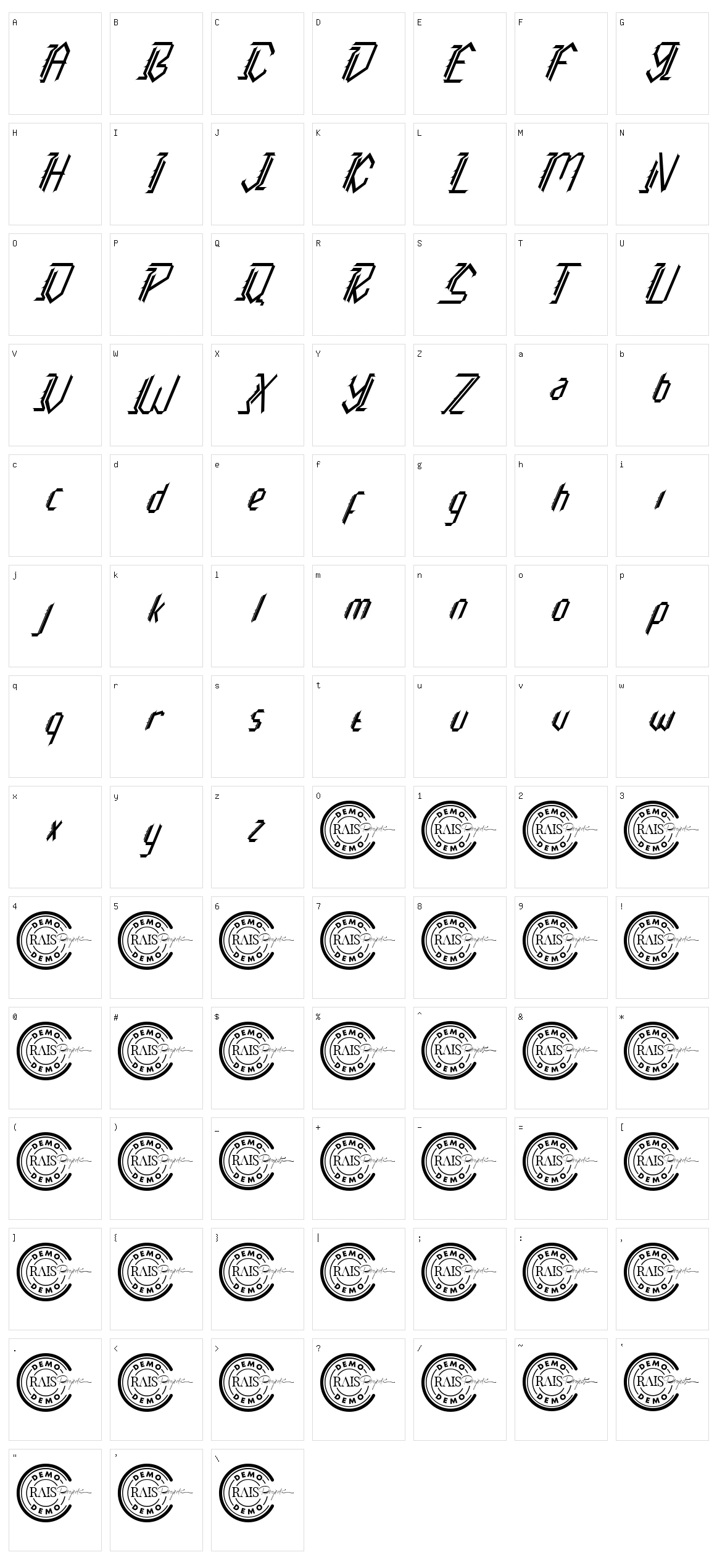 Brainpower Character Set
