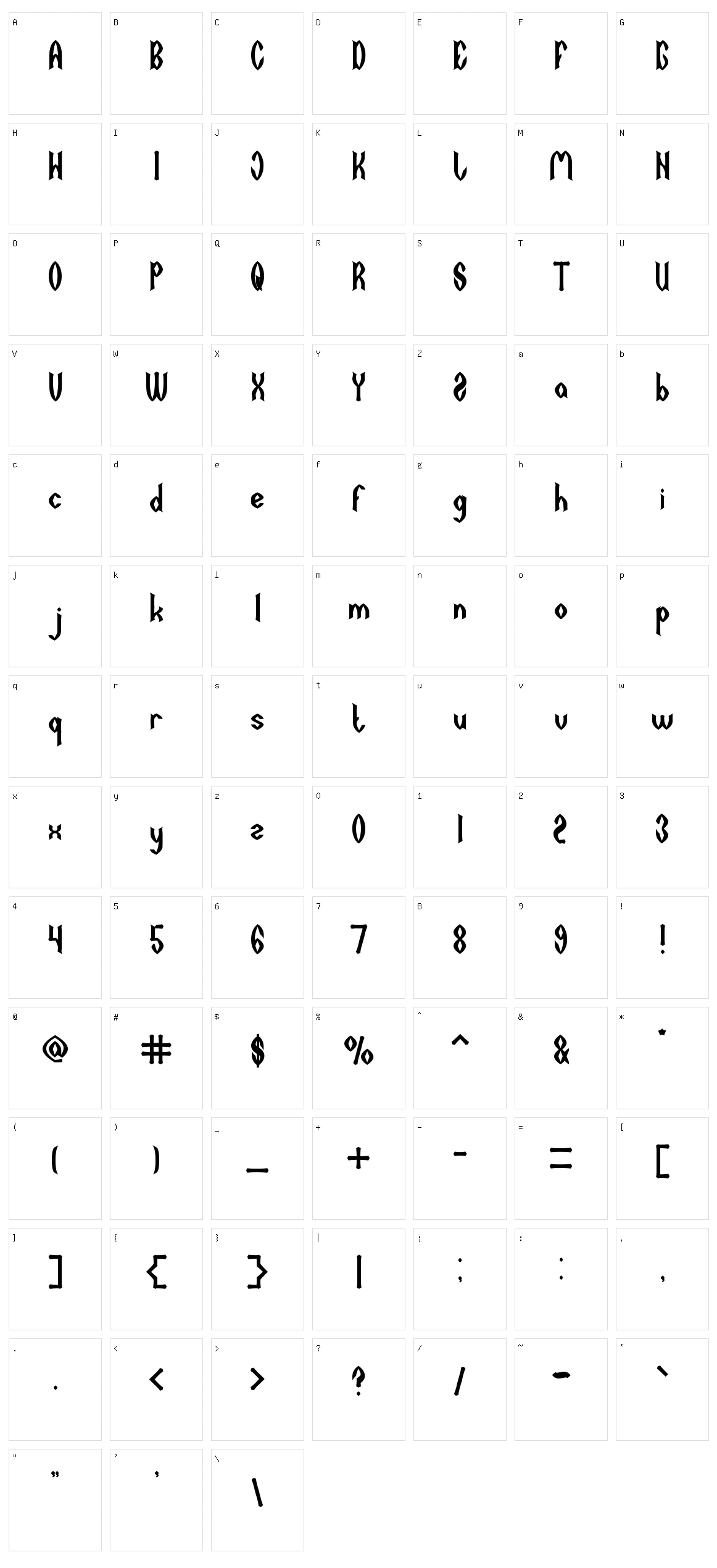 Dark Empire Character Set